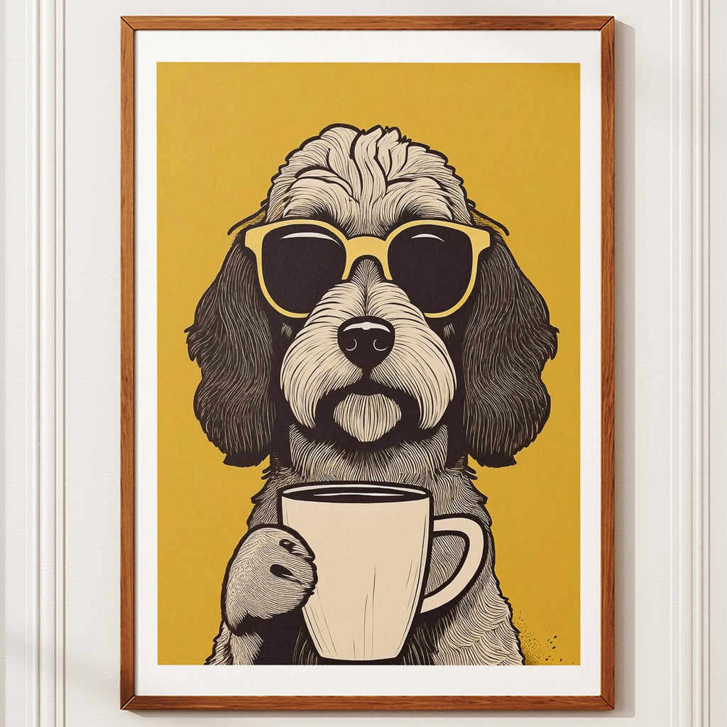 Spoodle Chillin Coffee Dog image 12