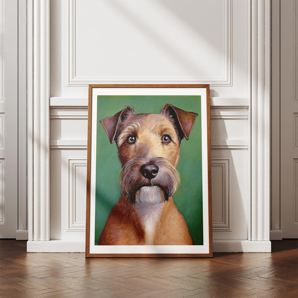 Irish Terrier Green Painted Series image 4