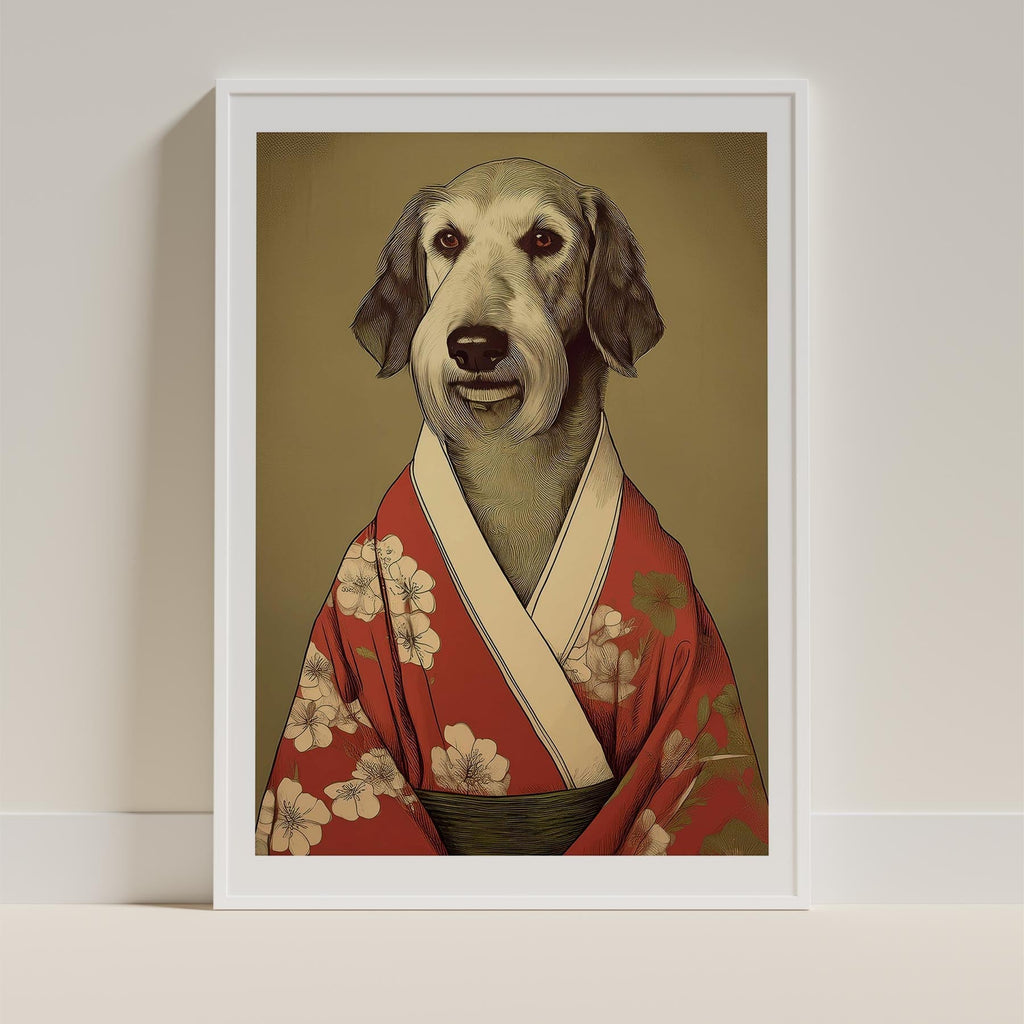Irish Wolfhound Japanse Kimono Dog Series image 9