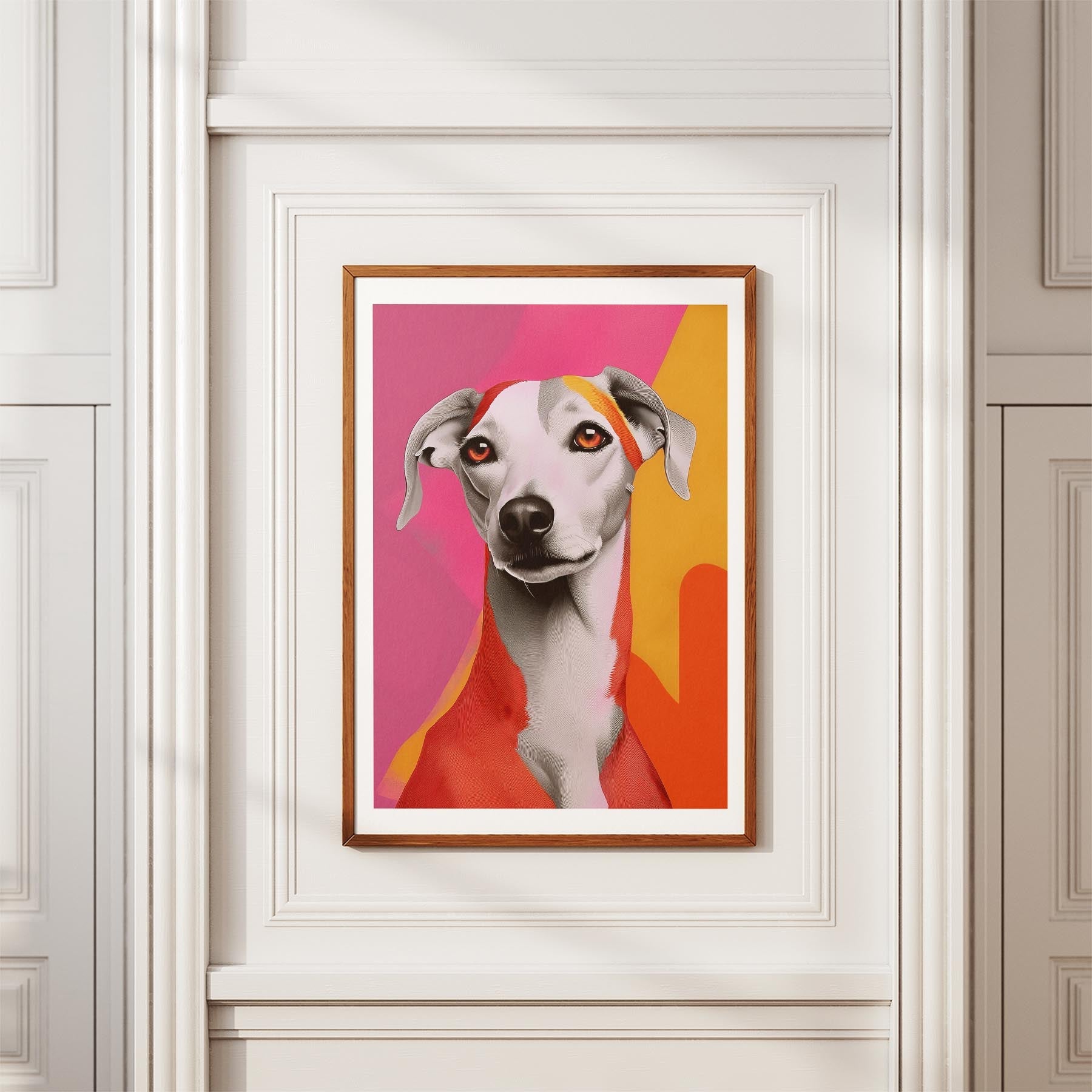 Whippet Modern Pop Dog Series image 3