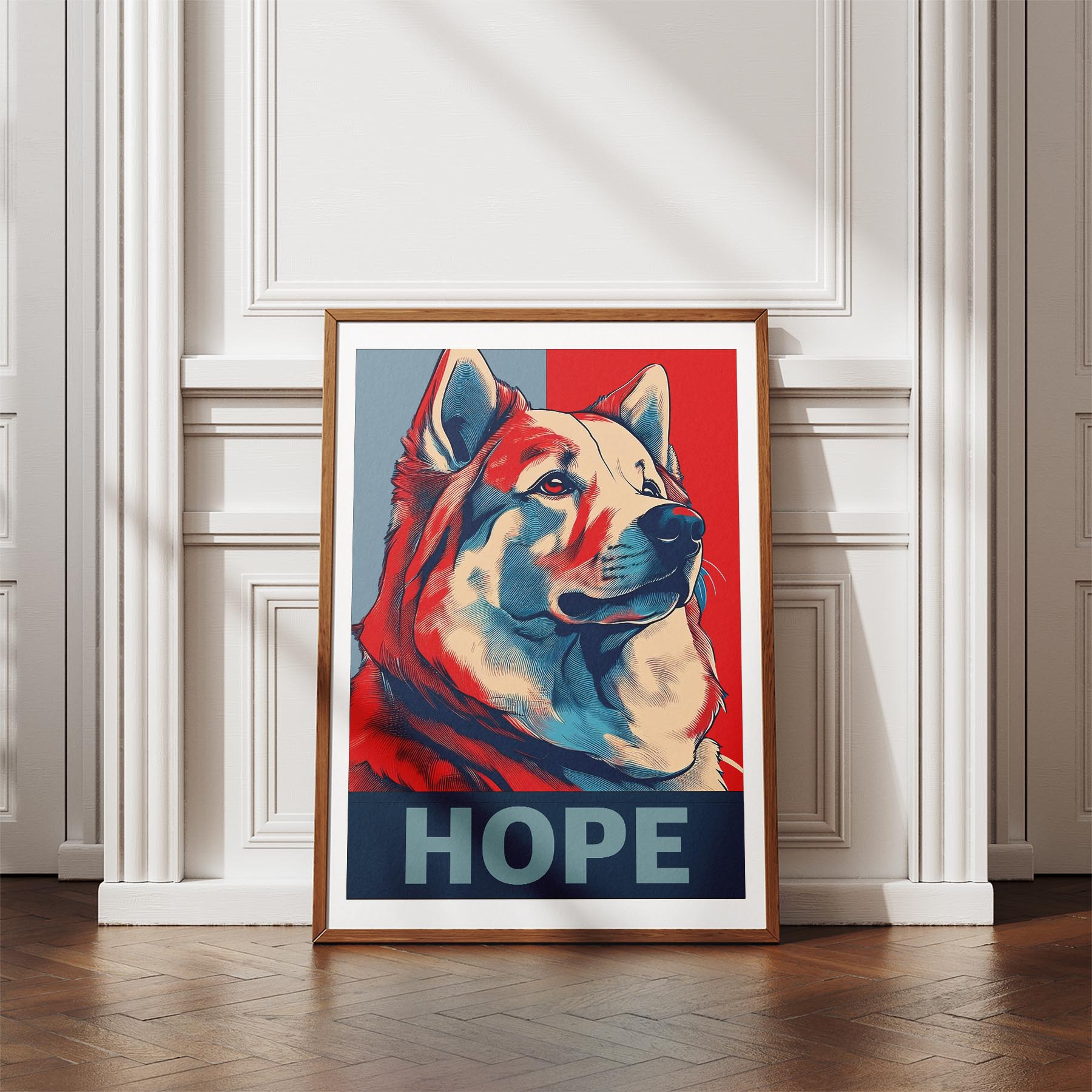 Samoyed HOPE Series Inspired by the Obama Poster image 4