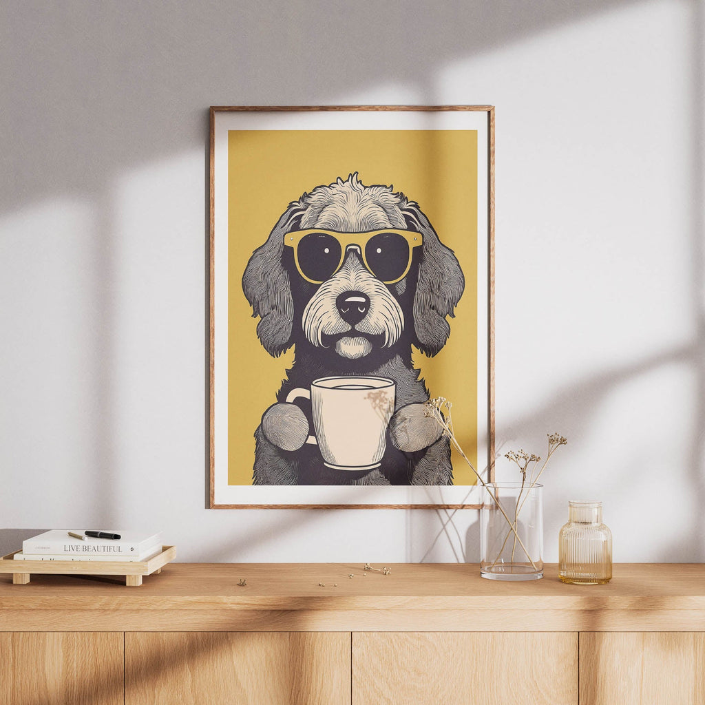 Cockapoo Chillin Coffee Dog image 8