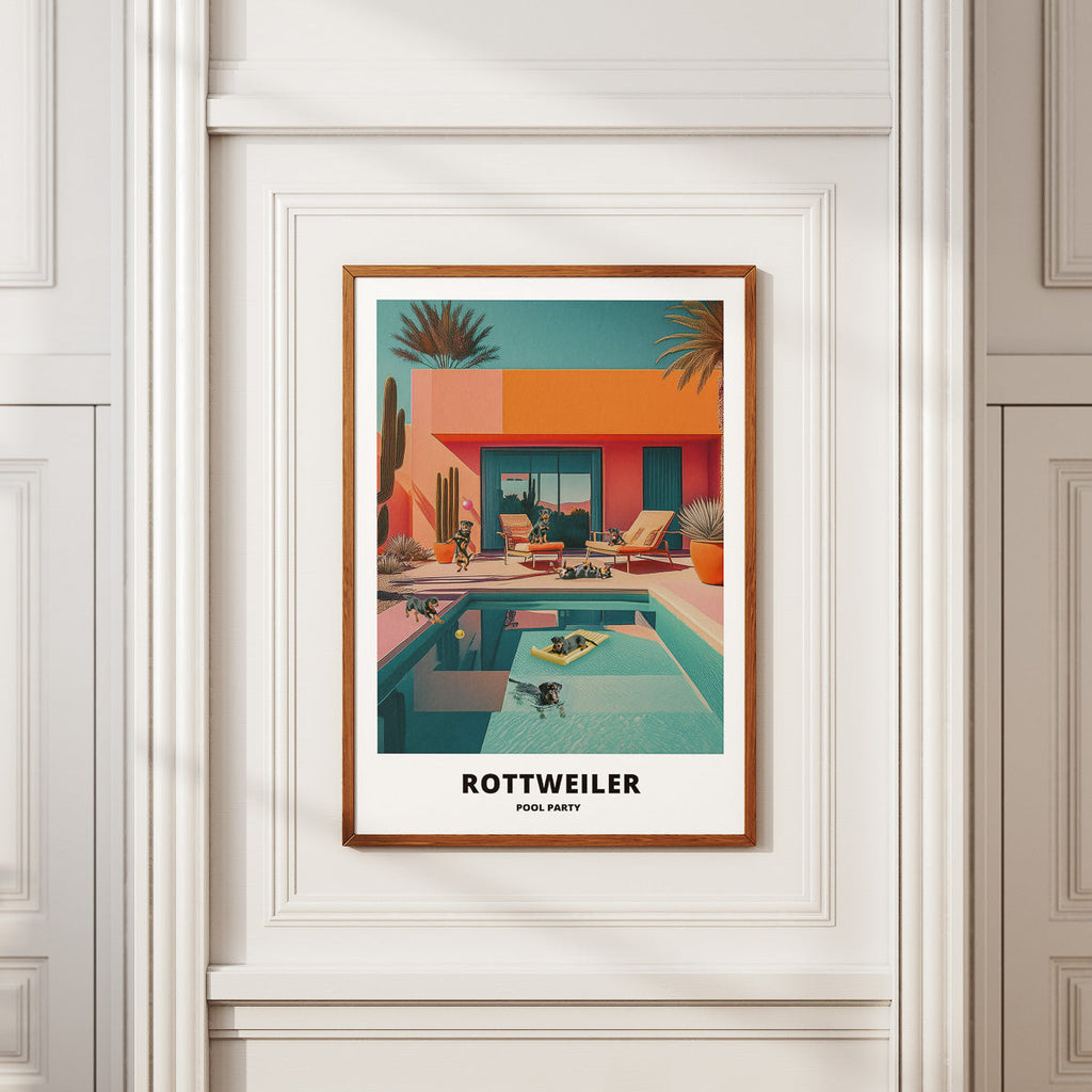 Rottweiler Pool Party image 2