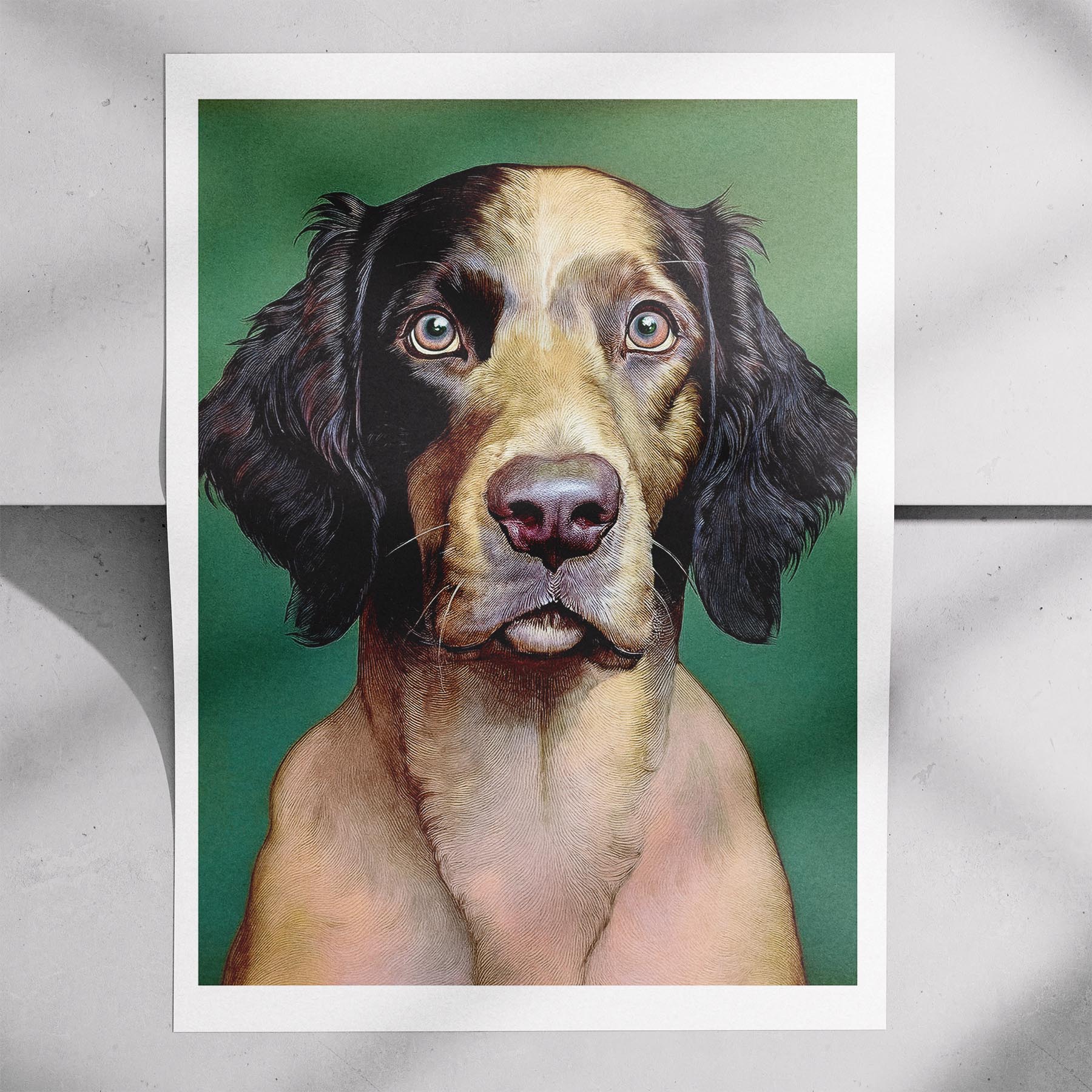 Gordon Setter Green Painted Series image 7