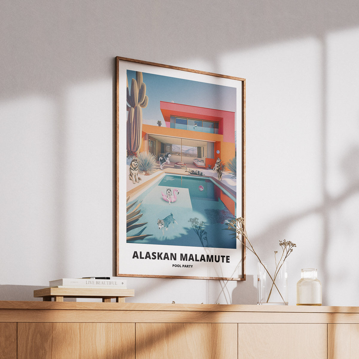 Alaskan Malamute Pool Party image 6