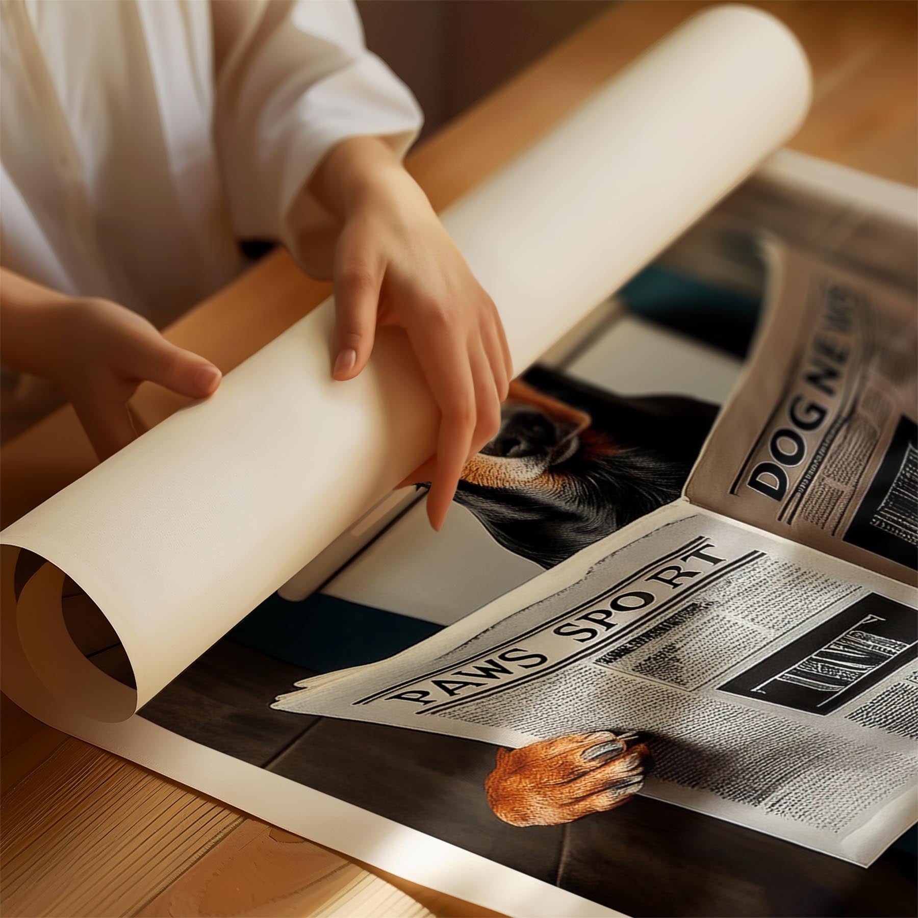 Dobermann Toilet Humour Dog Series 2 image 1