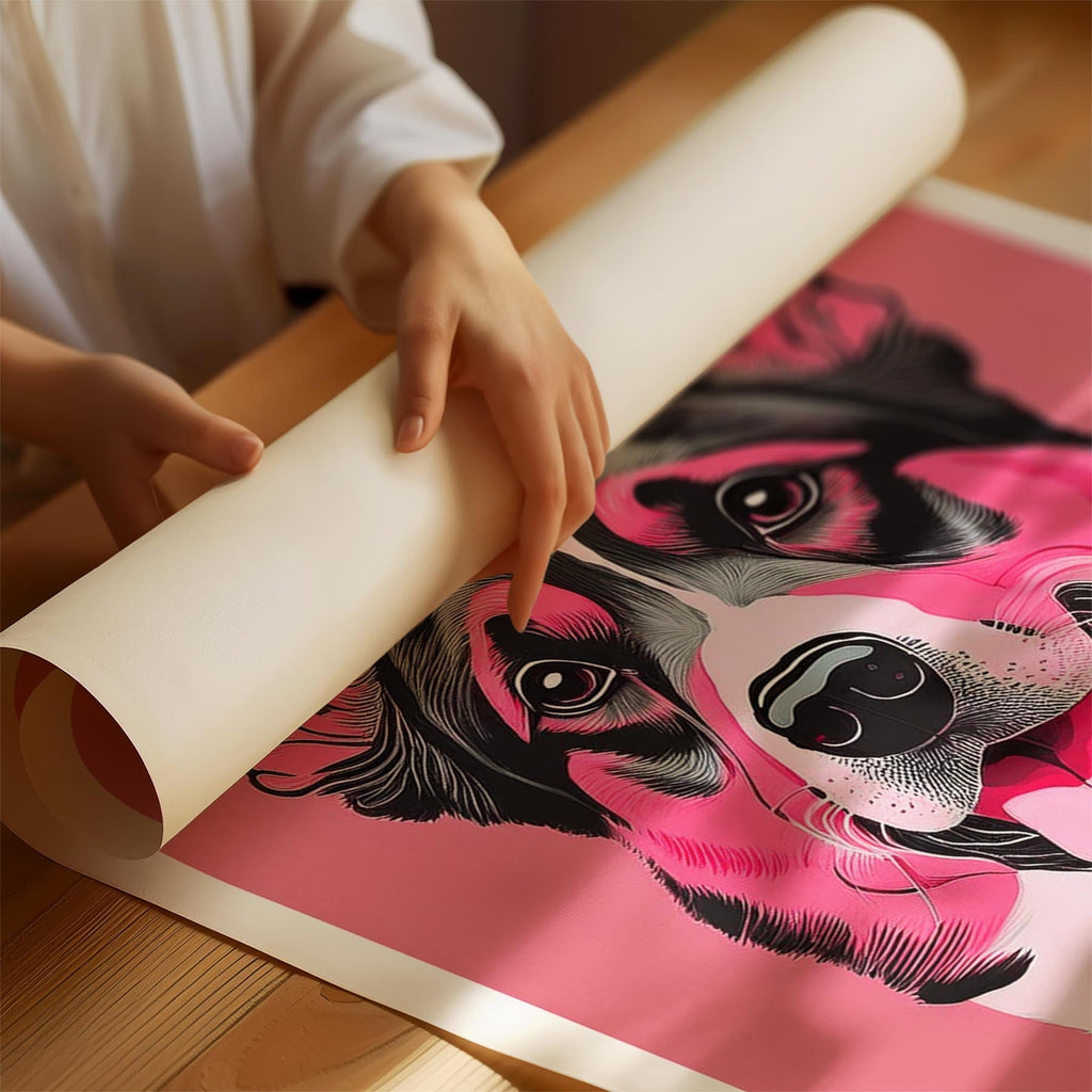 German Shepherd Pink and Black Dog Series 1 image 1