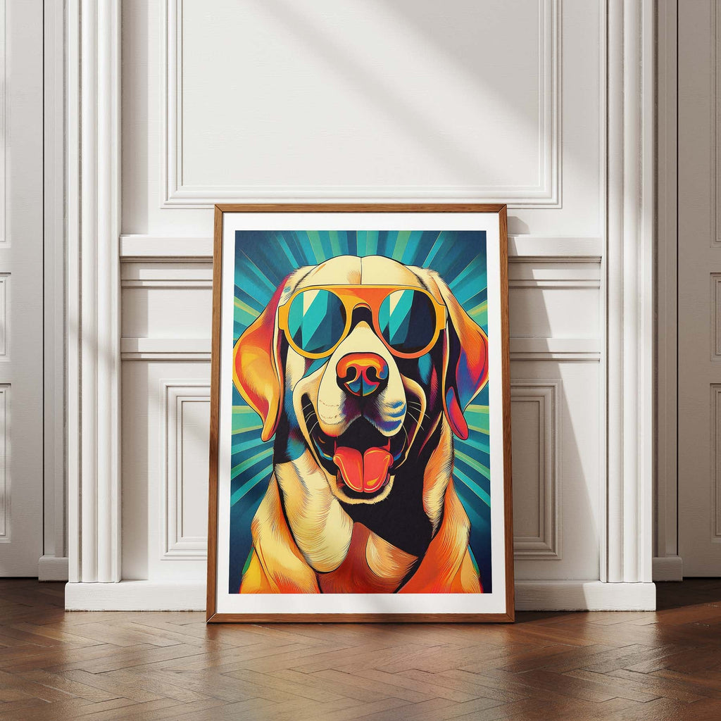 Labrador In Colourful Sunnies 1 image 4