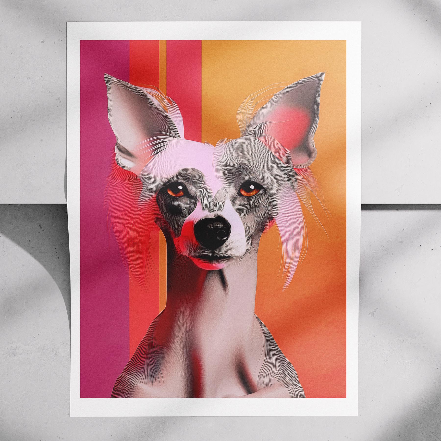Chinese Crested Modern Pop Dog Series image 7