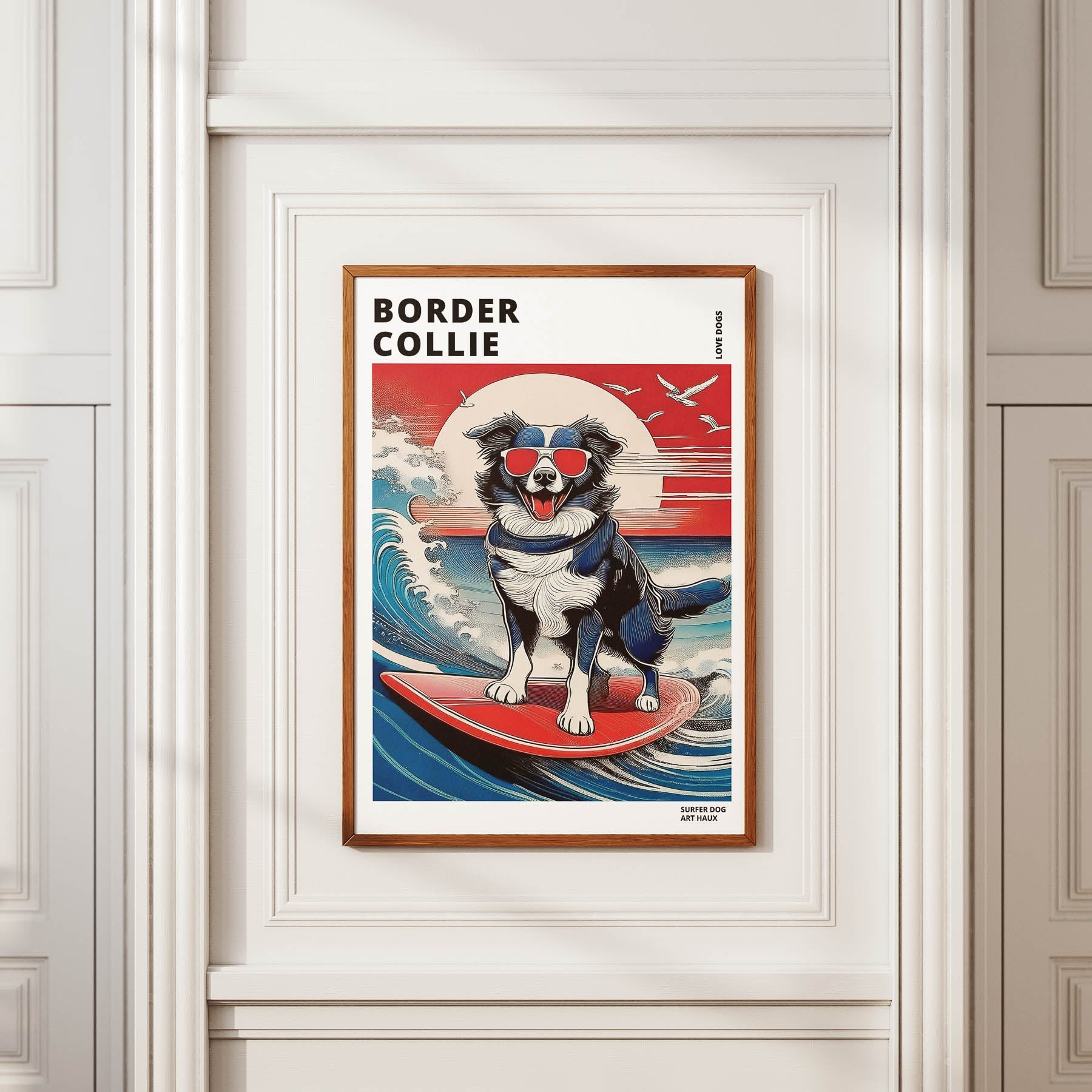 Border Collie Hokosai Surfer Dogs 1 image 2