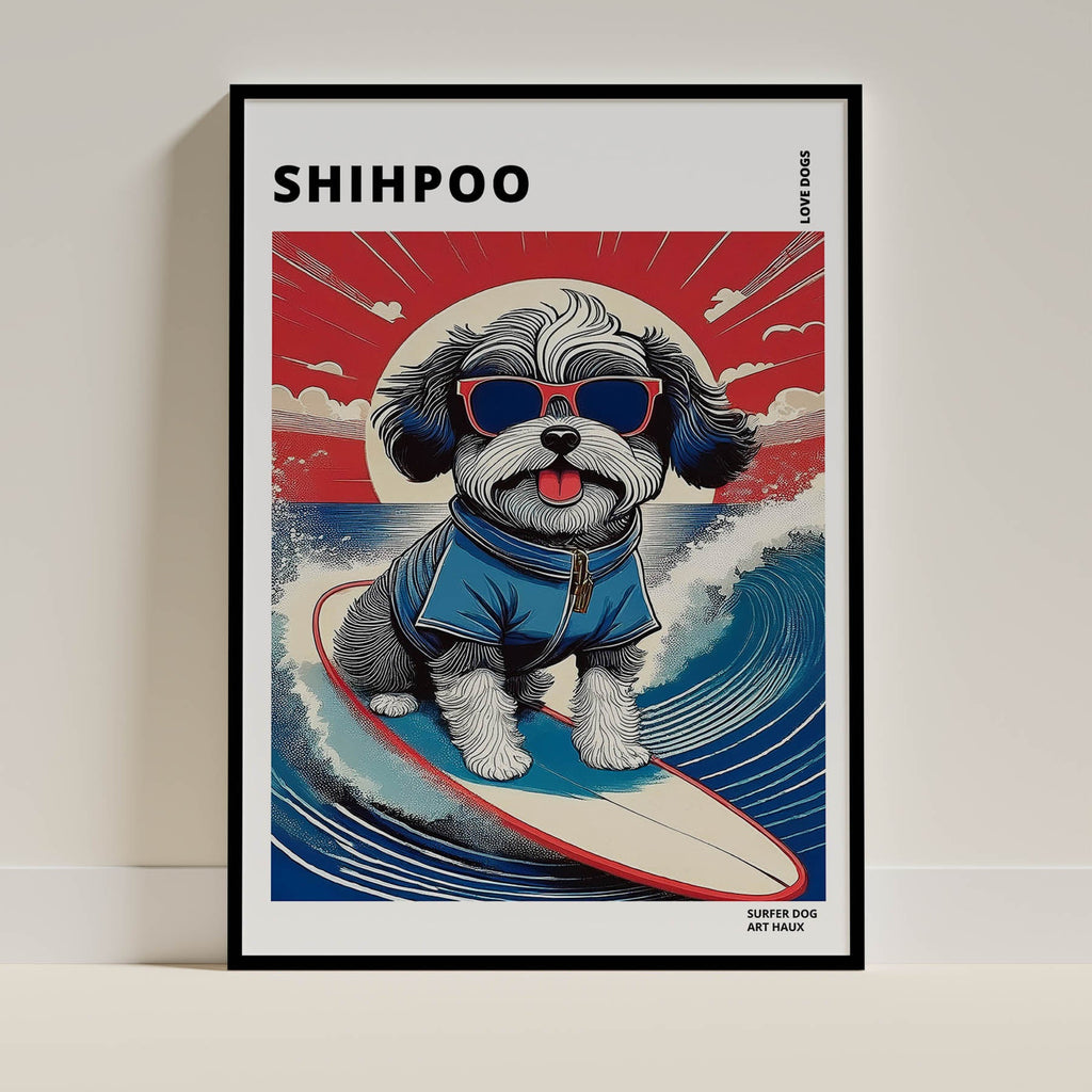 Shihpoo Hokosai Surfer Dogs 1 image 0