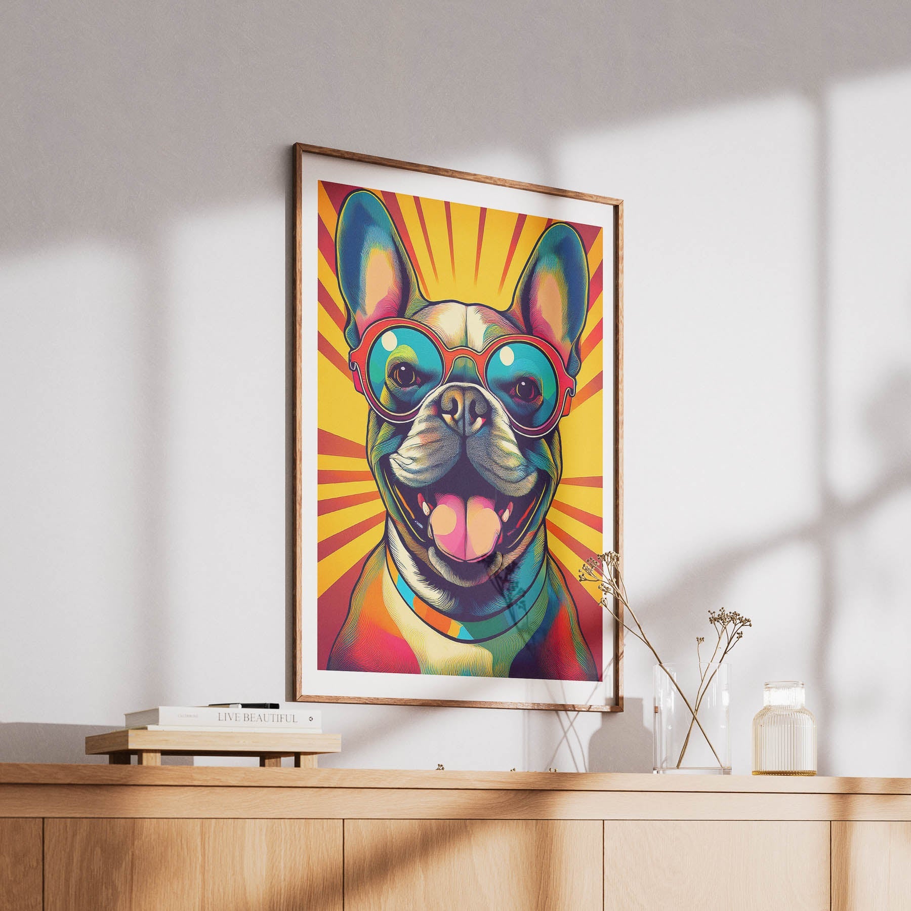 French Bull In Colourful Sunnies 2 image 6