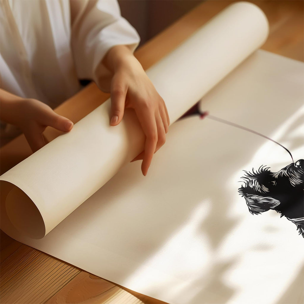 Irish Terrier DOGSY Series inspired by the Art of Banksy with text Dogsy image 1