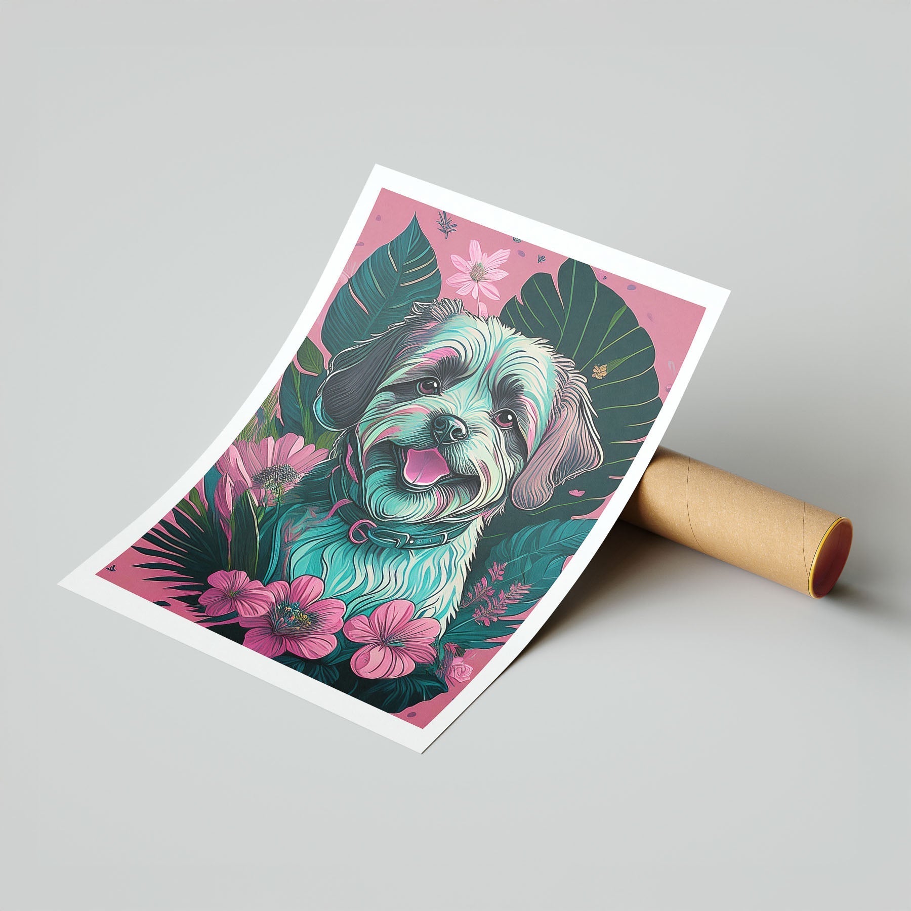 Maltese Flowery Dog image 7