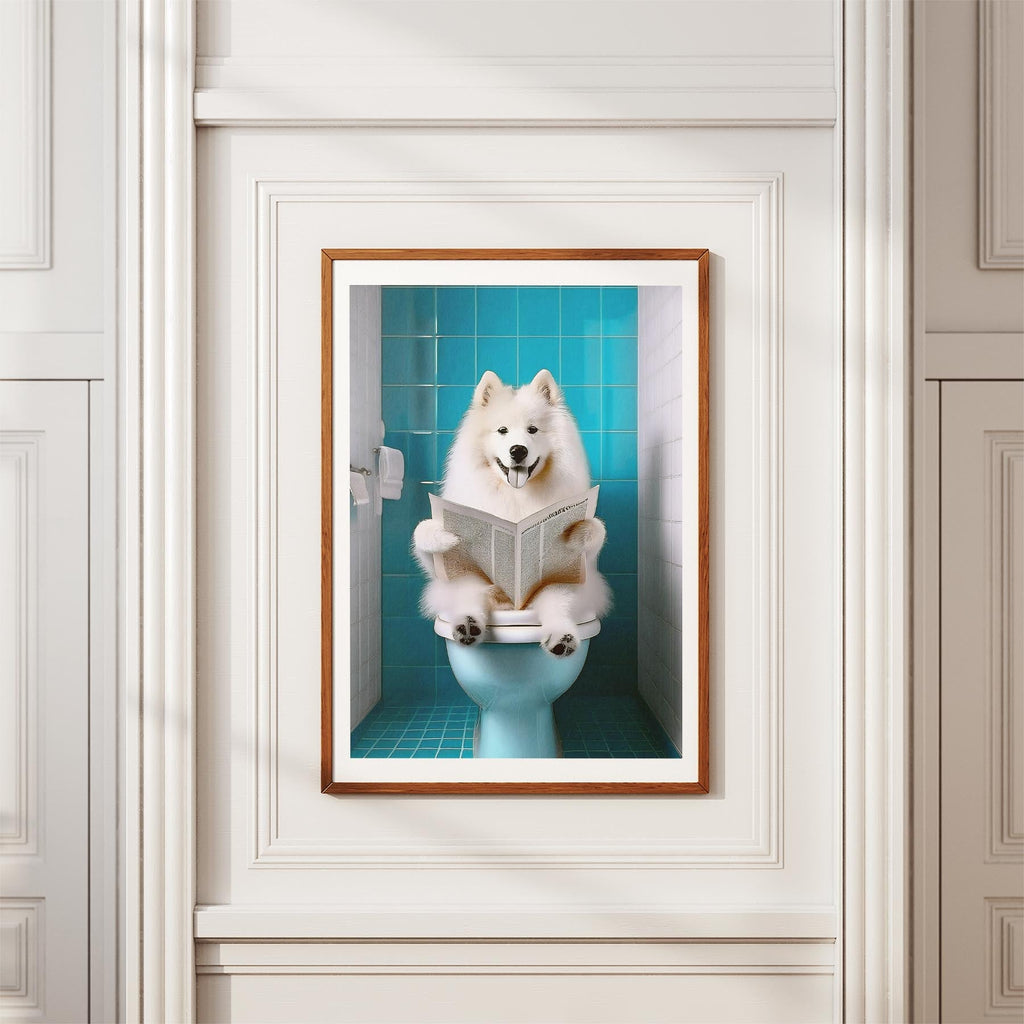 Samoyed Toilet Humour Dog Series image 3