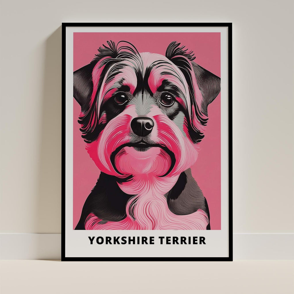 Yorkshire Terrier Pink and Black Dog Series 1 image 0