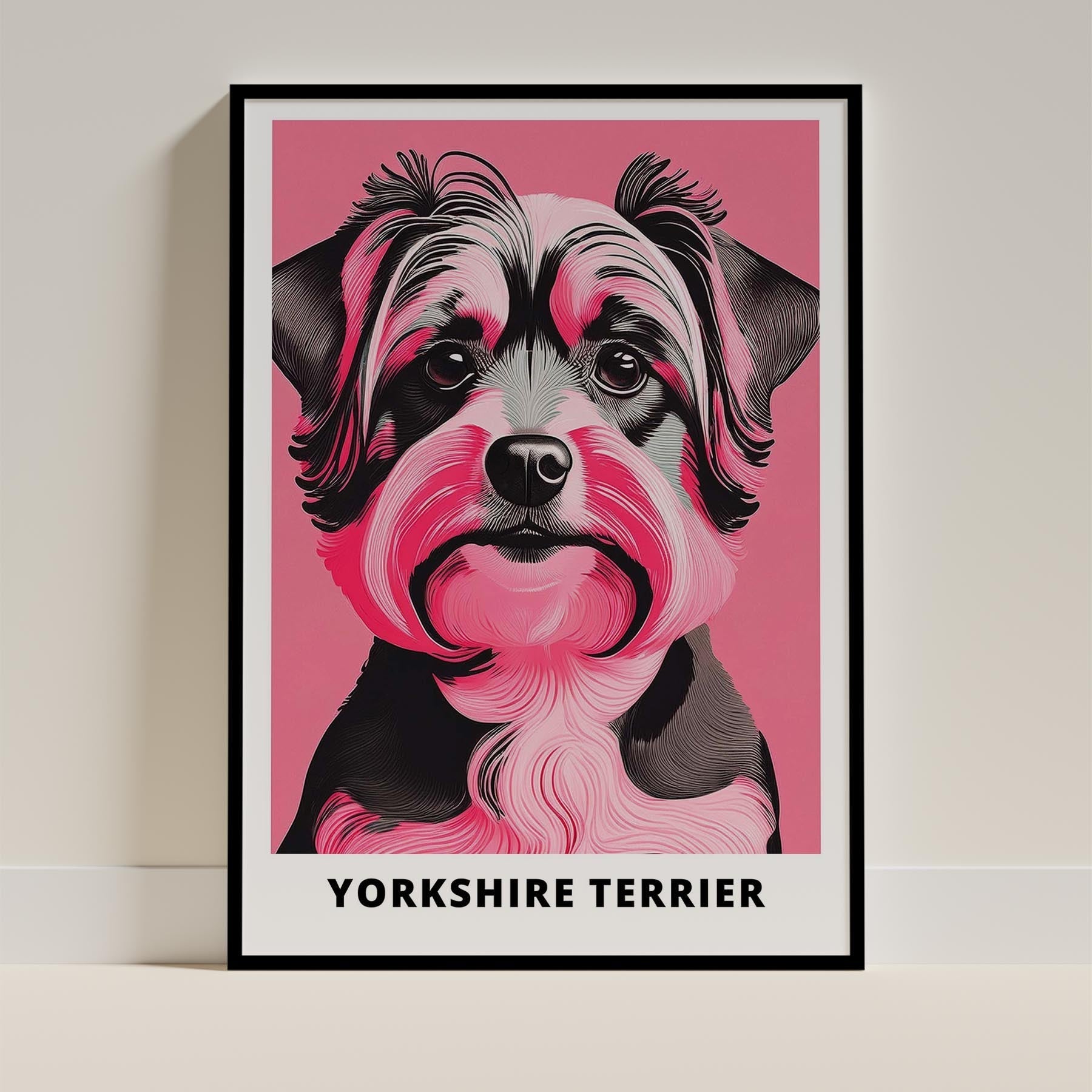Yorkshire Terrier Pink and Black Dog Series 1 image 0