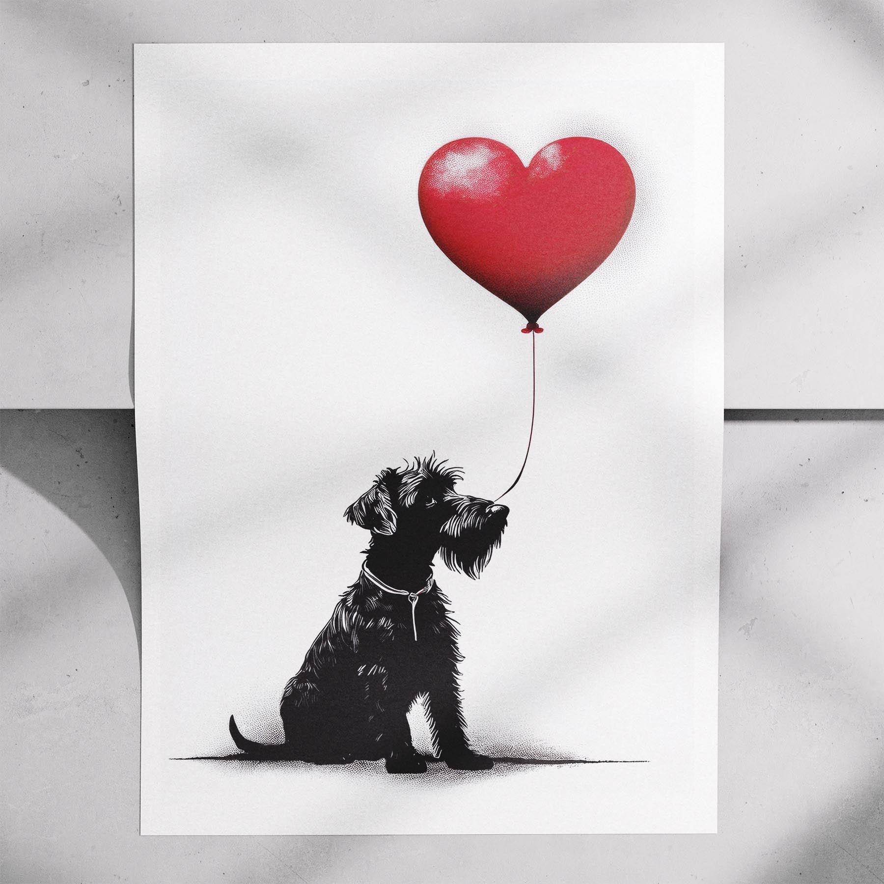 Irish Terrier DOGSY Series inspired by the Art of Banksy image 7