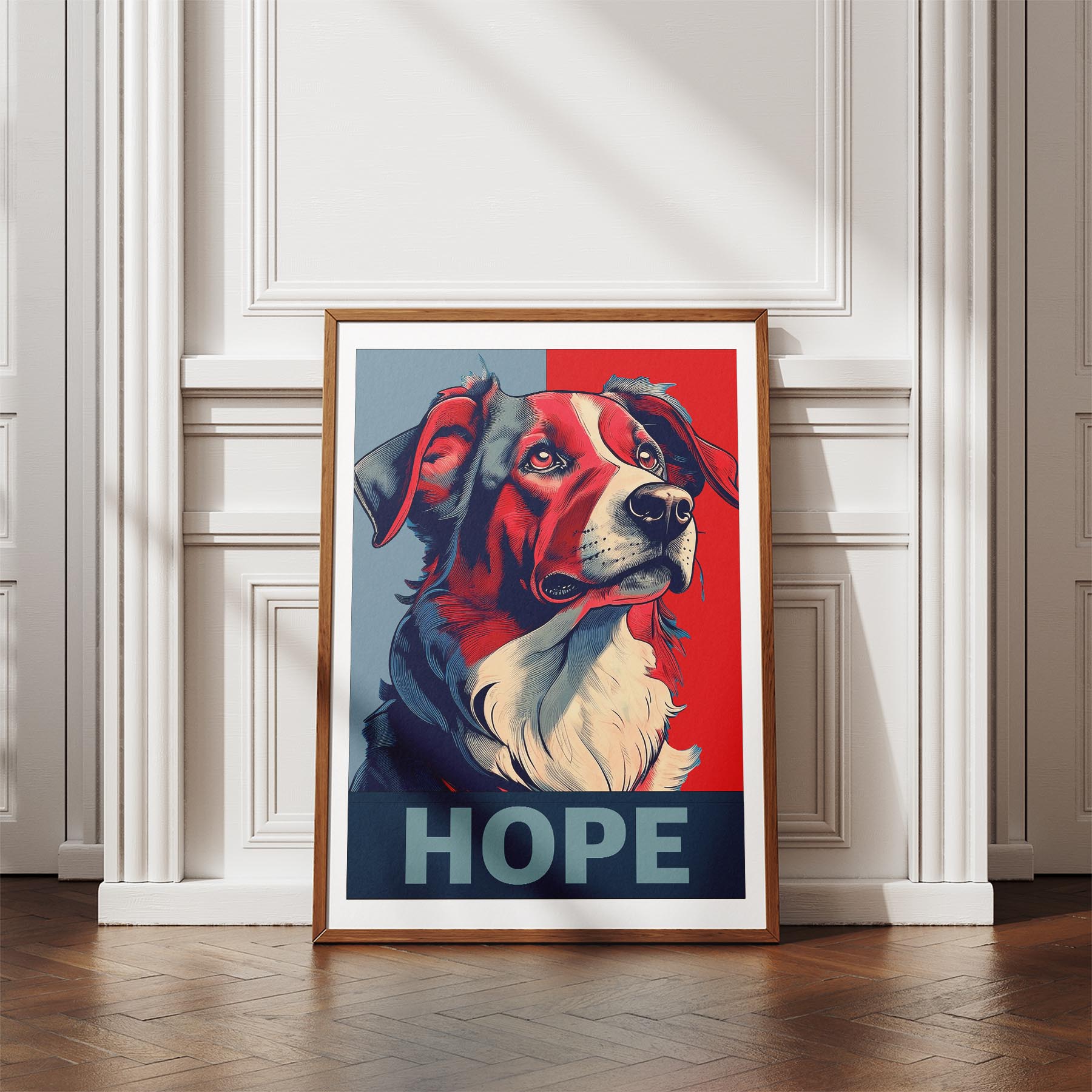 Border Collie HOPE Series Inspired by the Obama Poster image 4