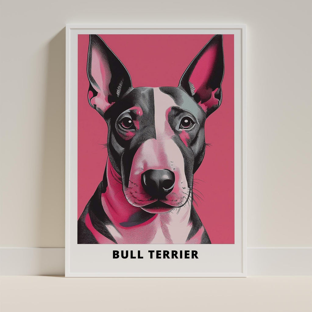 Bull Terrier Pink and Black Dog Series 1 image 9