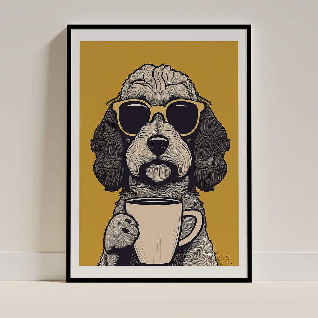 Spoodle Chillin Coffee Dog image 0