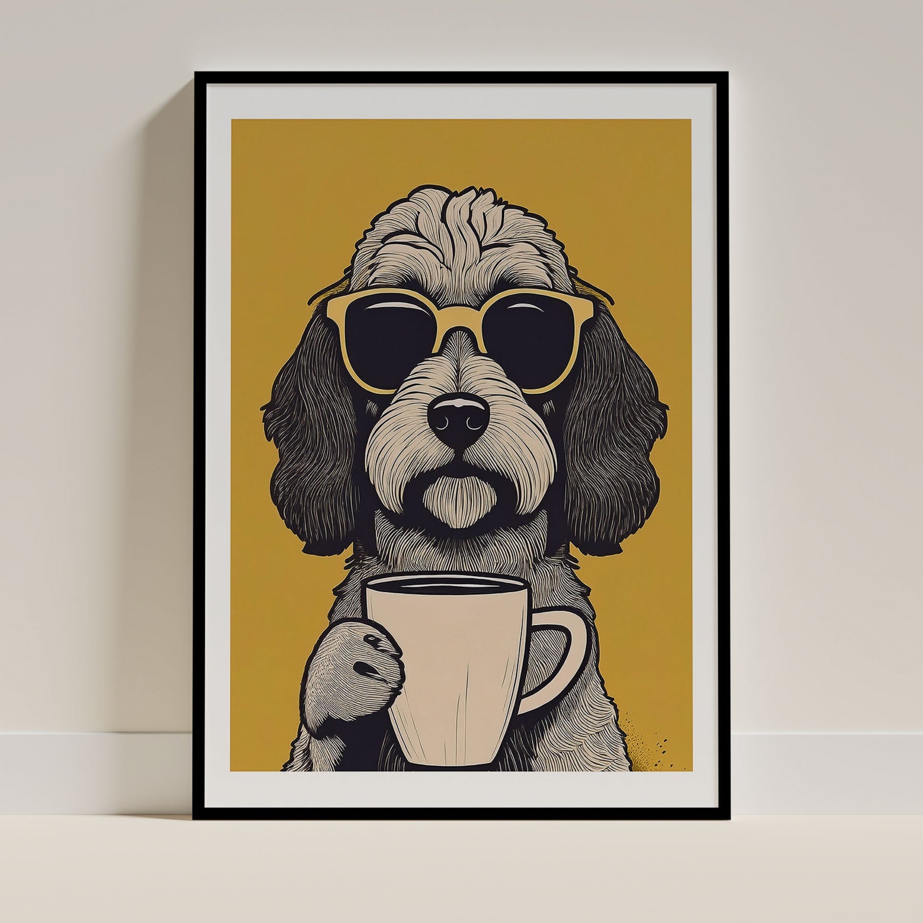 Spoodle Chillin Coffee Dog image 0