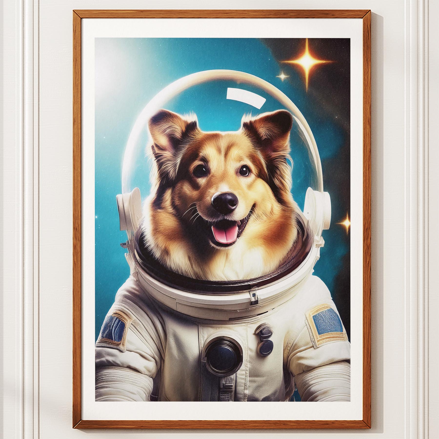 Shetland Sheepdog Astronaut Dog Series image 10