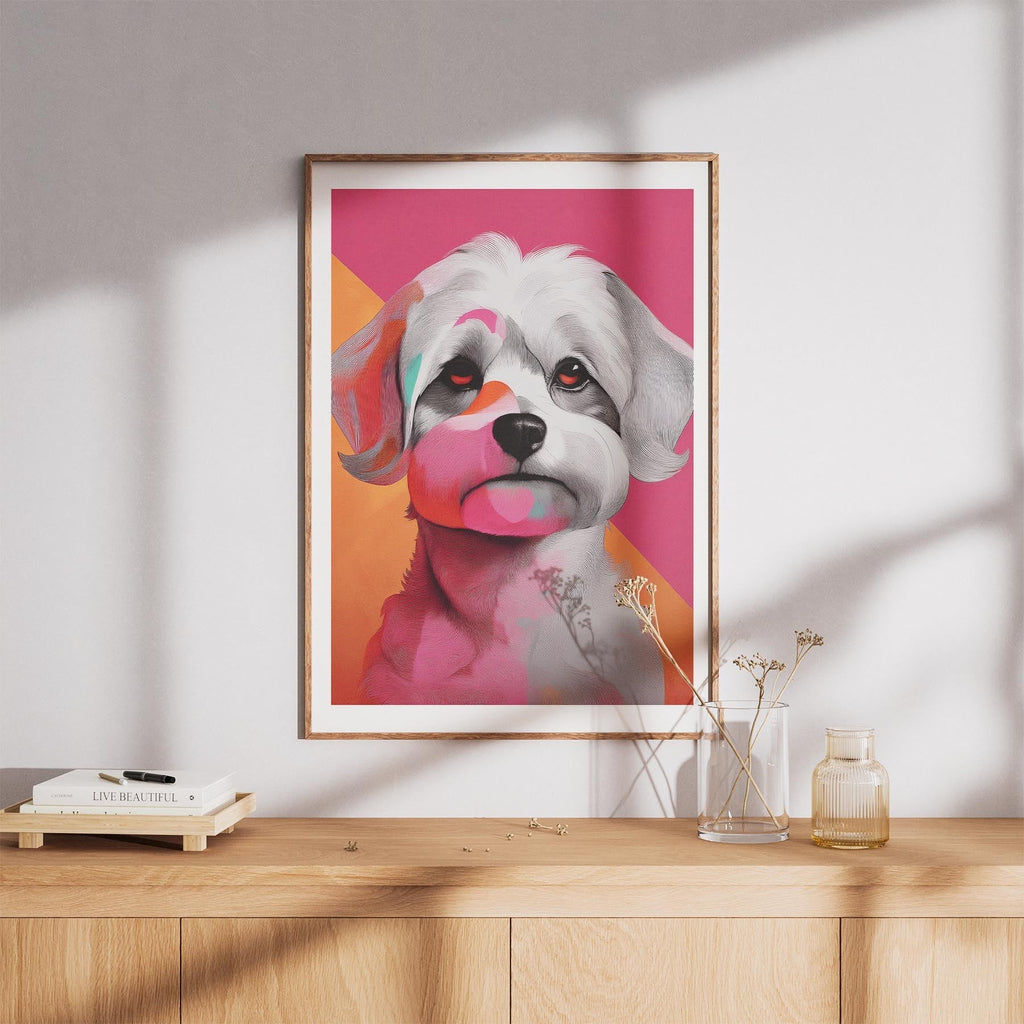 Maltese Modern Pop Dog Series image 8