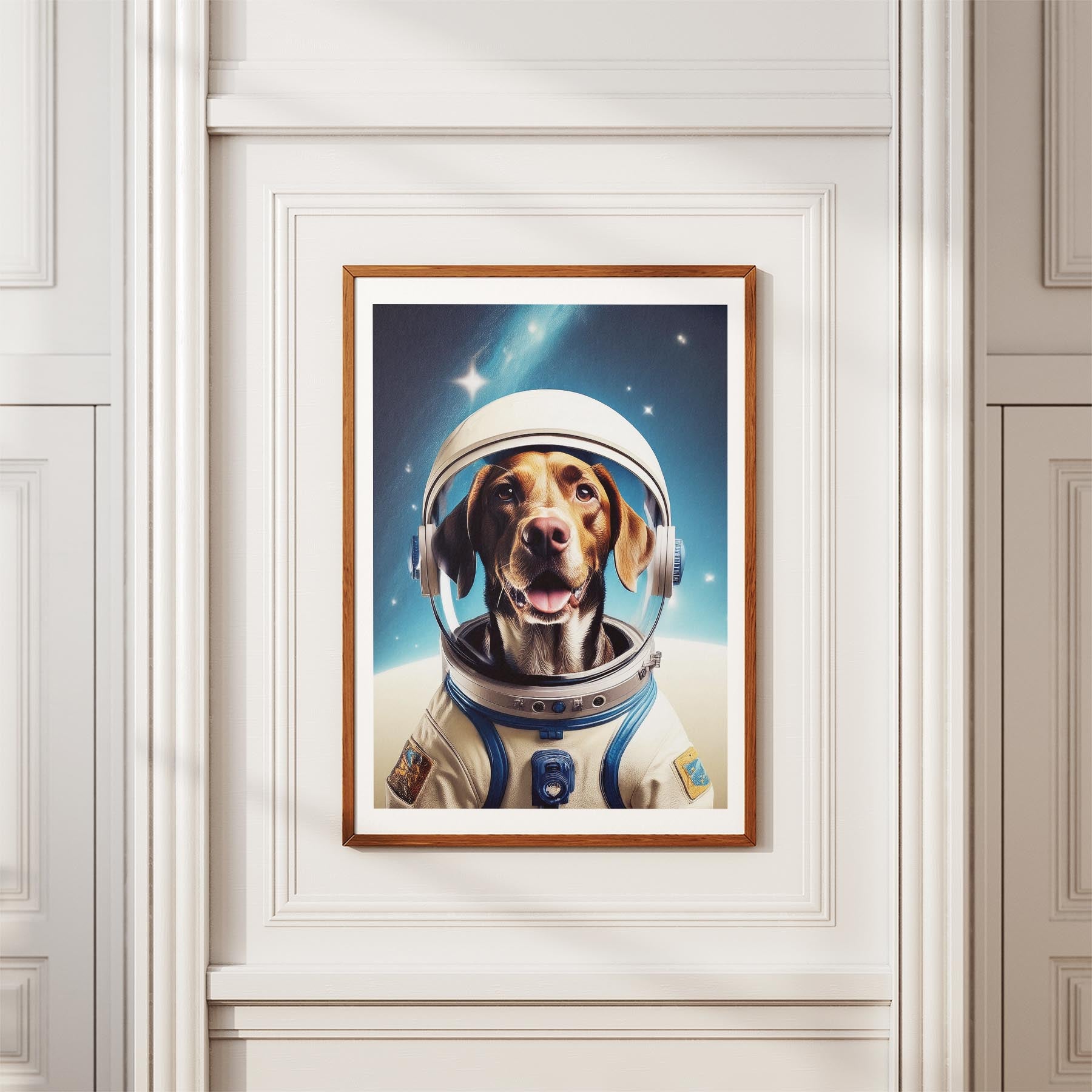 German Pointer Astronaut Dog Series image 3
