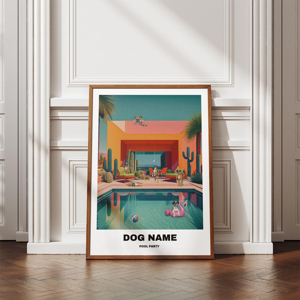 Boxer Custom Pool Party WITH TEXT image 4