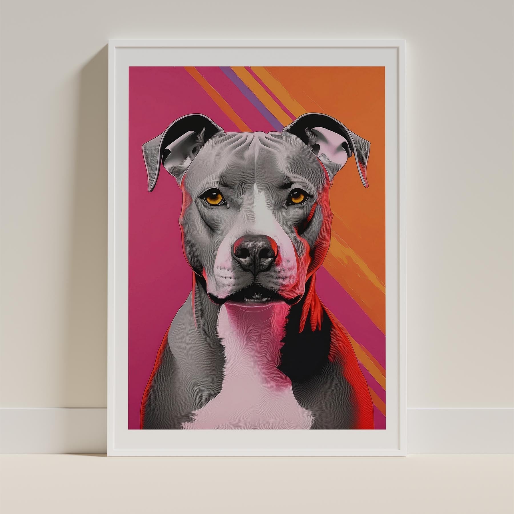 American Pitbull Terrier Modern Pop Dog Series image 9