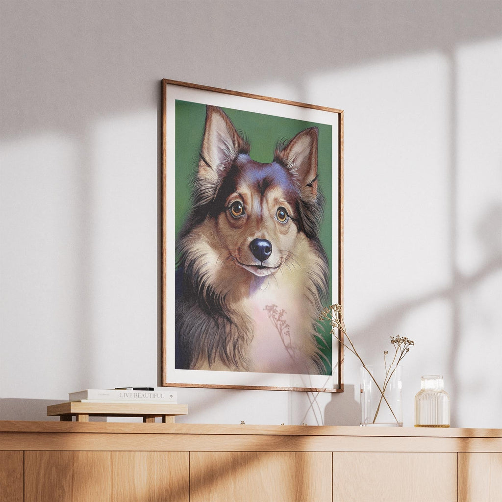 German Spitz Green Painted Series image 5