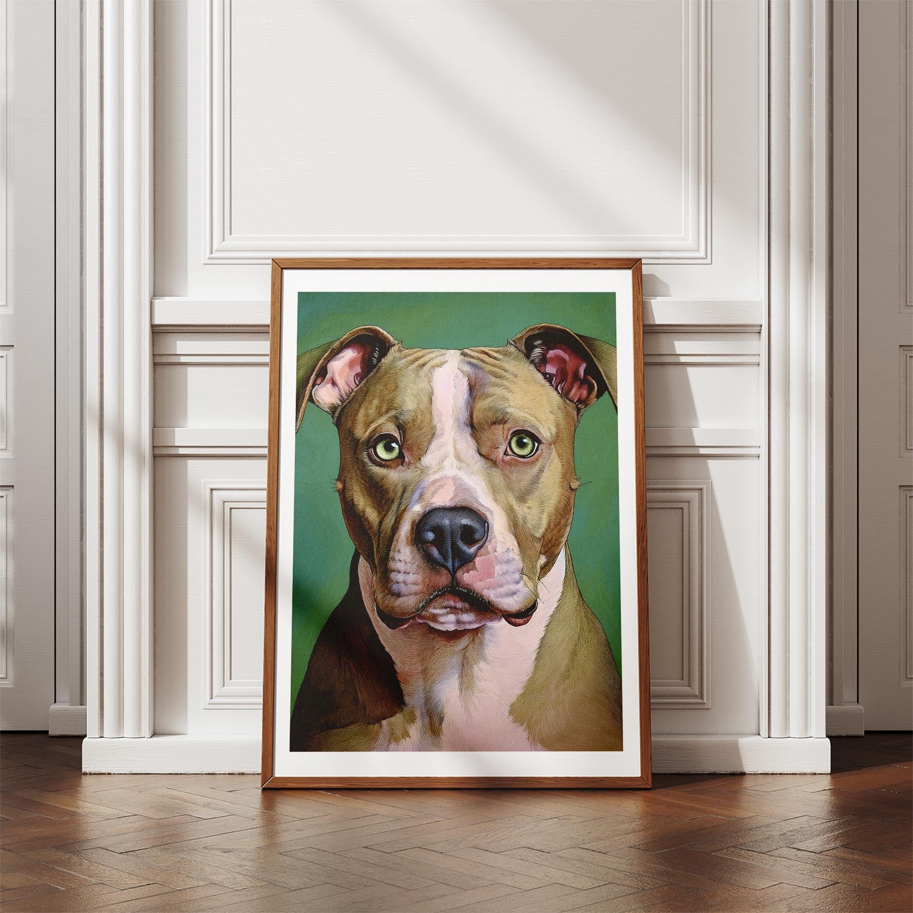 American Staffordshire Terrier Green Painted Series image 4