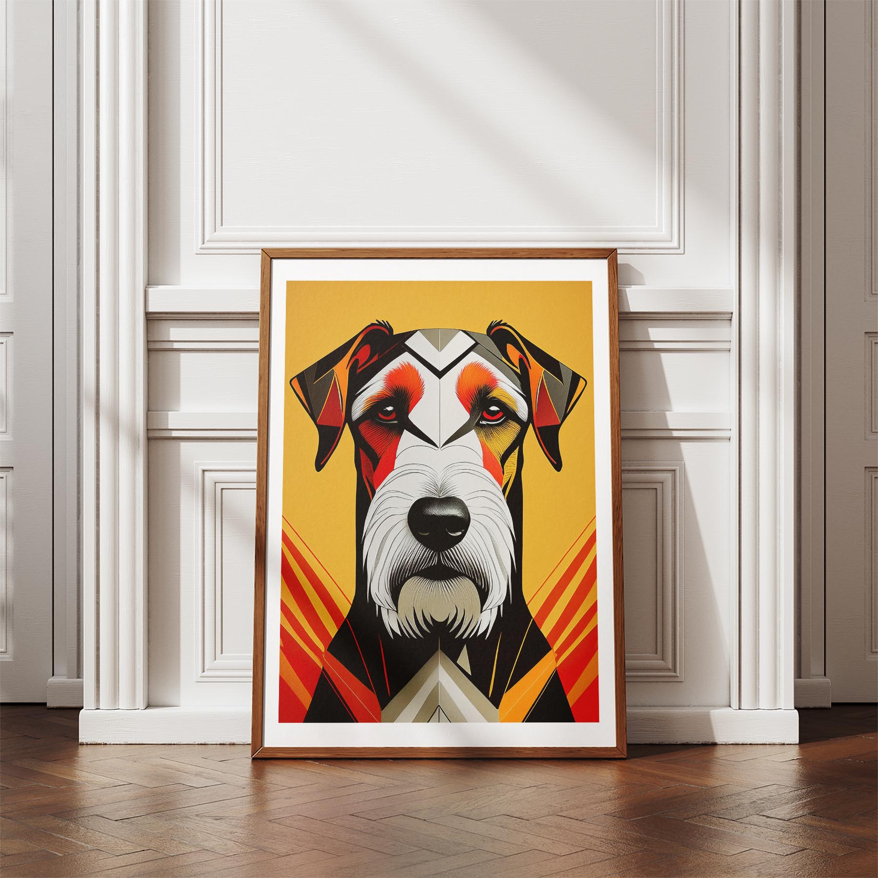 Airedale Geometric Orange Series image 4