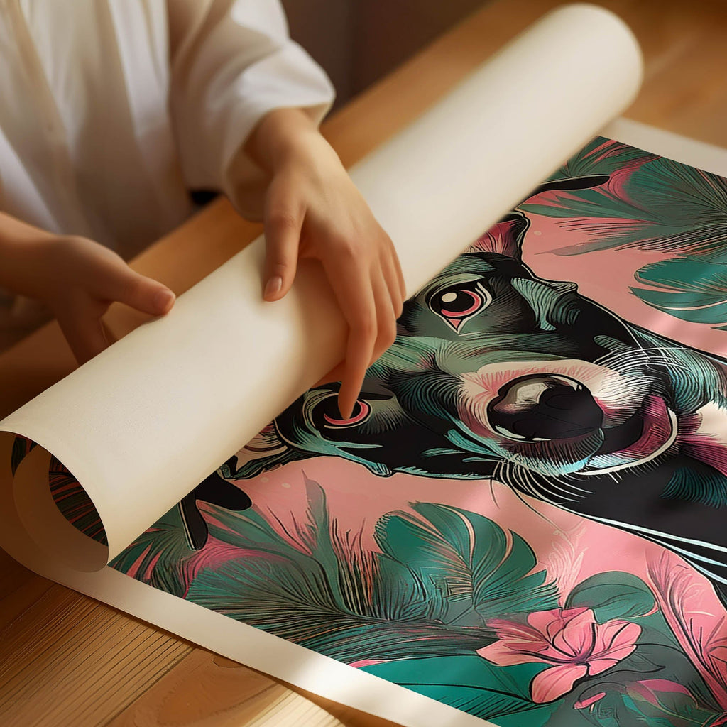 Italian Greyhound Flowery Dog image 1