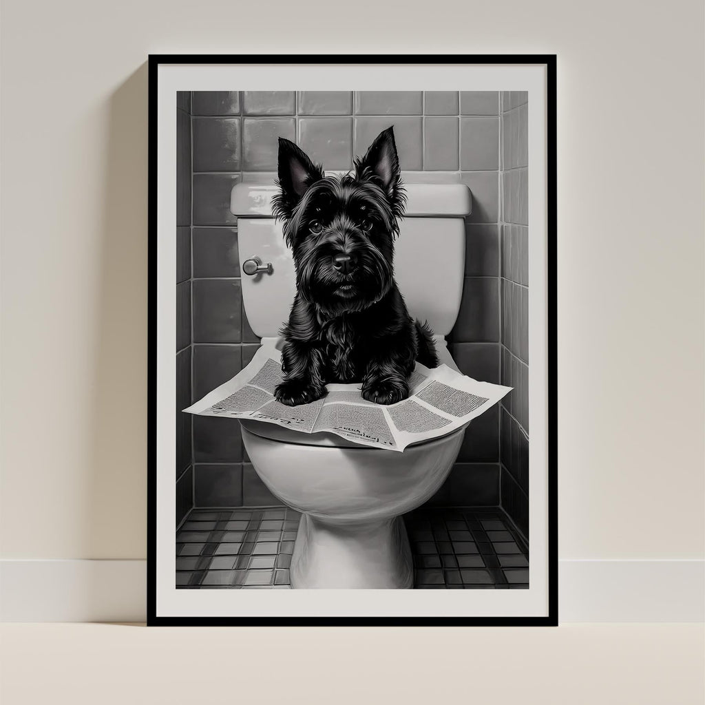 Scottish Terrier Toilet Humour Dog Series image 0