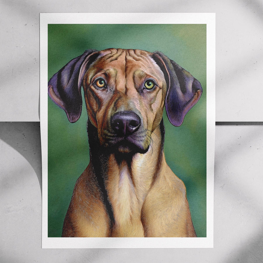 Rhoedesian Ridgeback Green Painted Series image 7