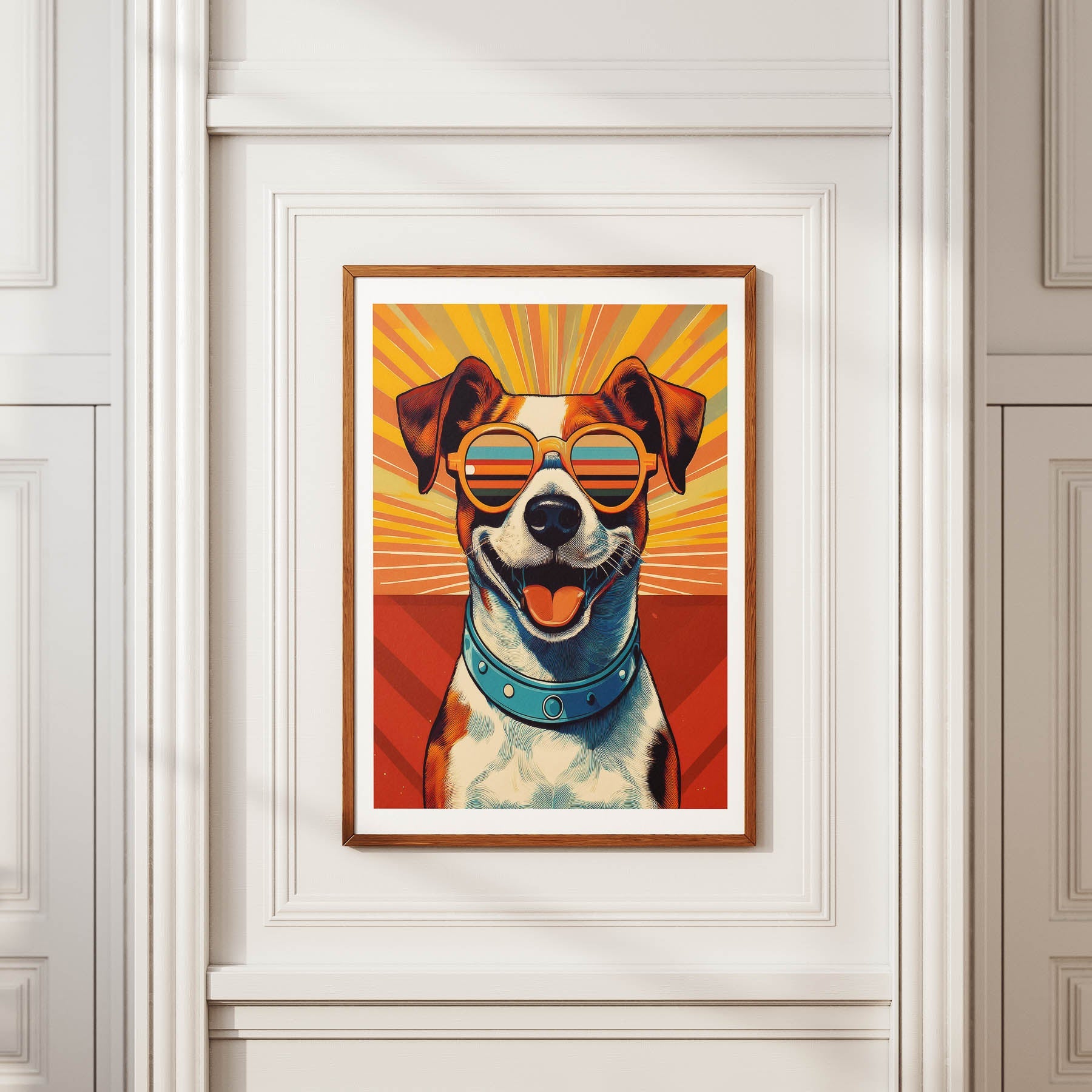 Jack Russell Terrier In Colourful Sunnies 1 image 2