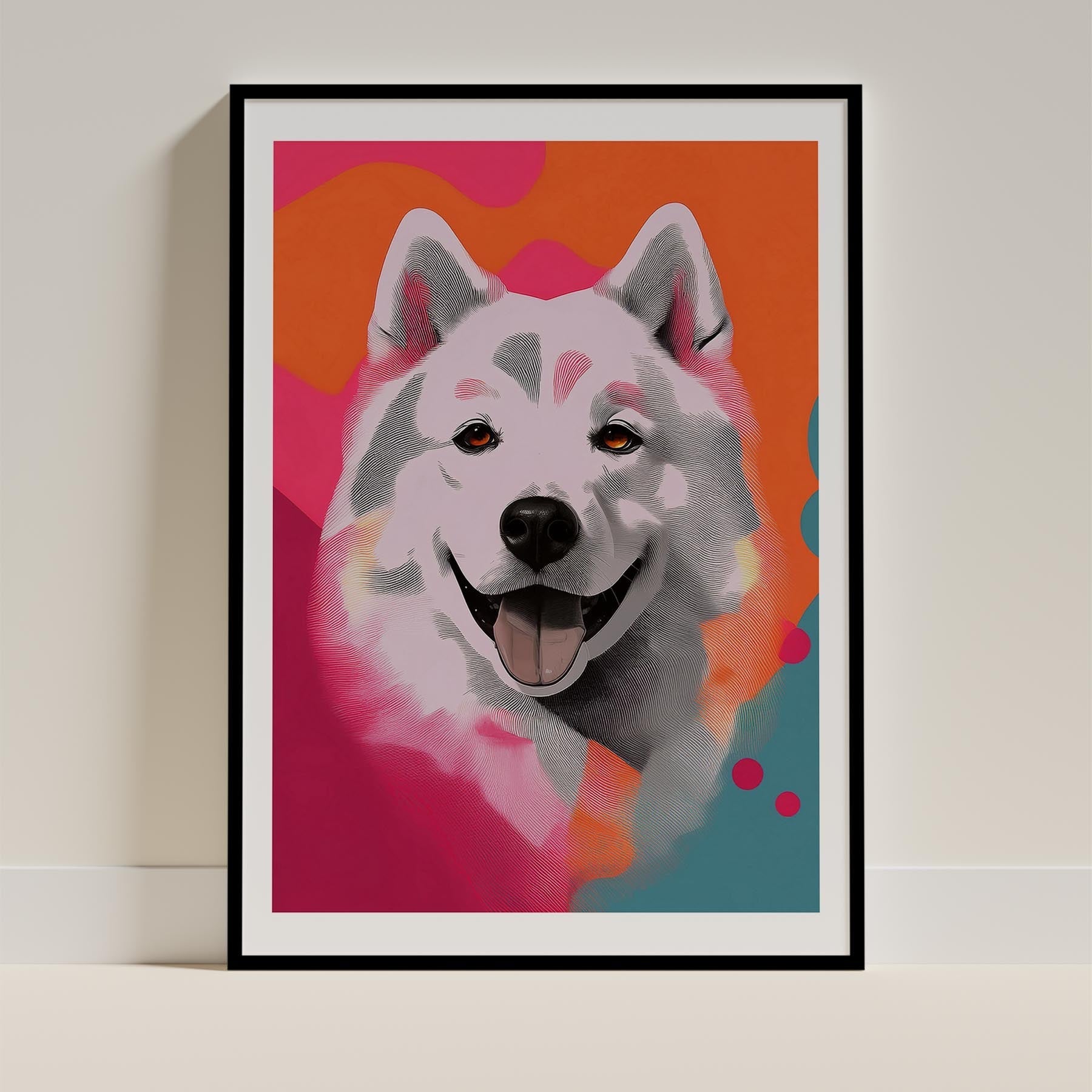 Samoyed Modern Pop Dog Series image 0