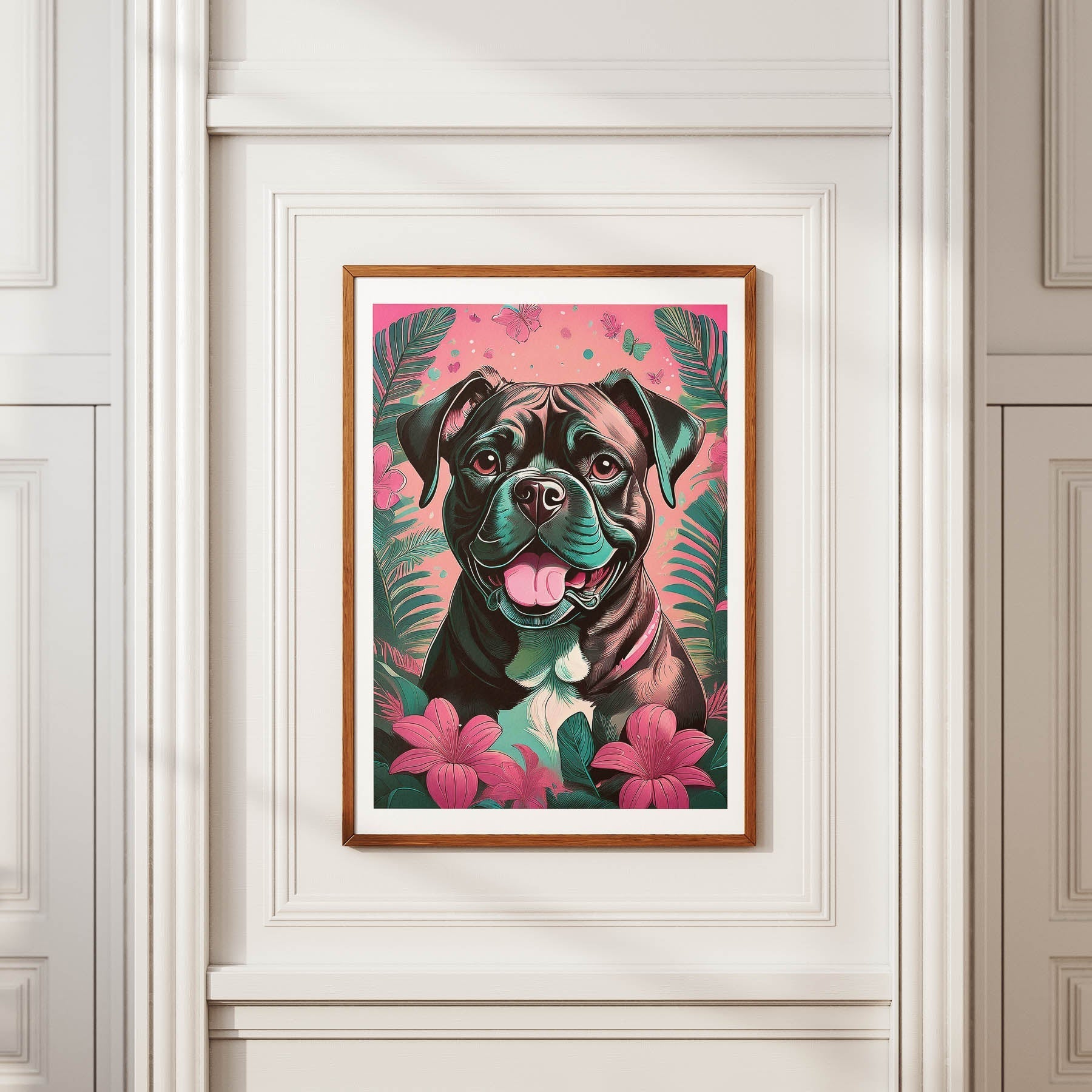 Boxer 1 Flowery Dog image 3