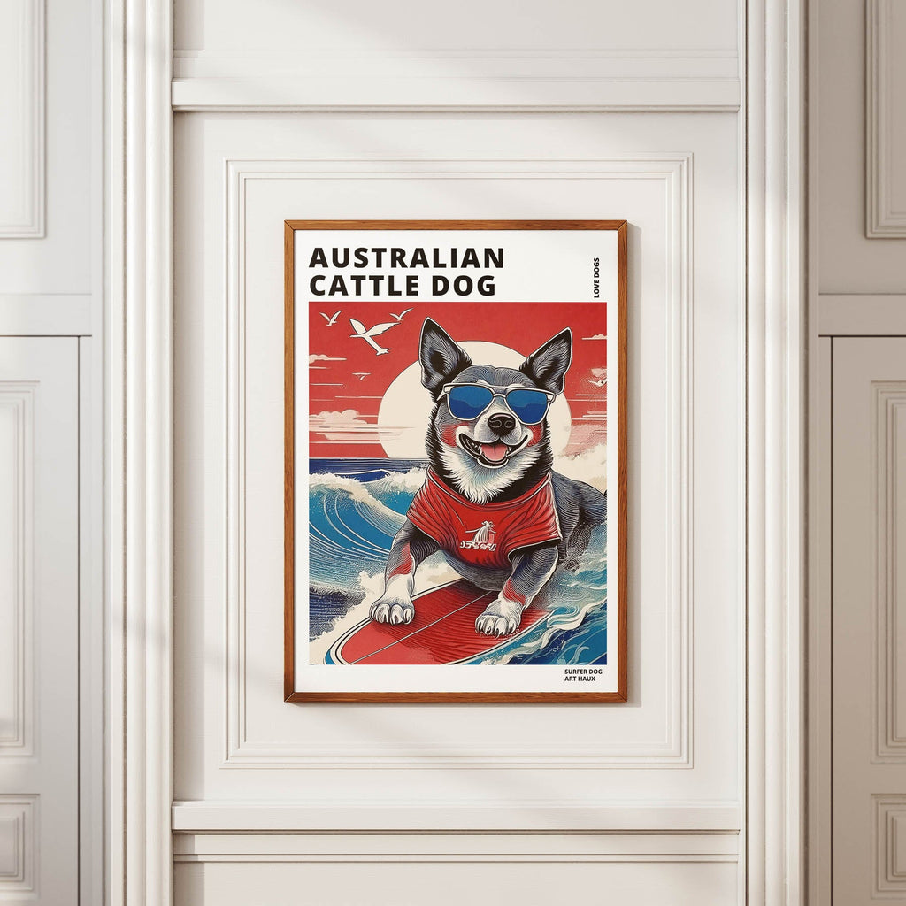 Australian Cattledog Hokosai Surfer Dogs 1 image 2