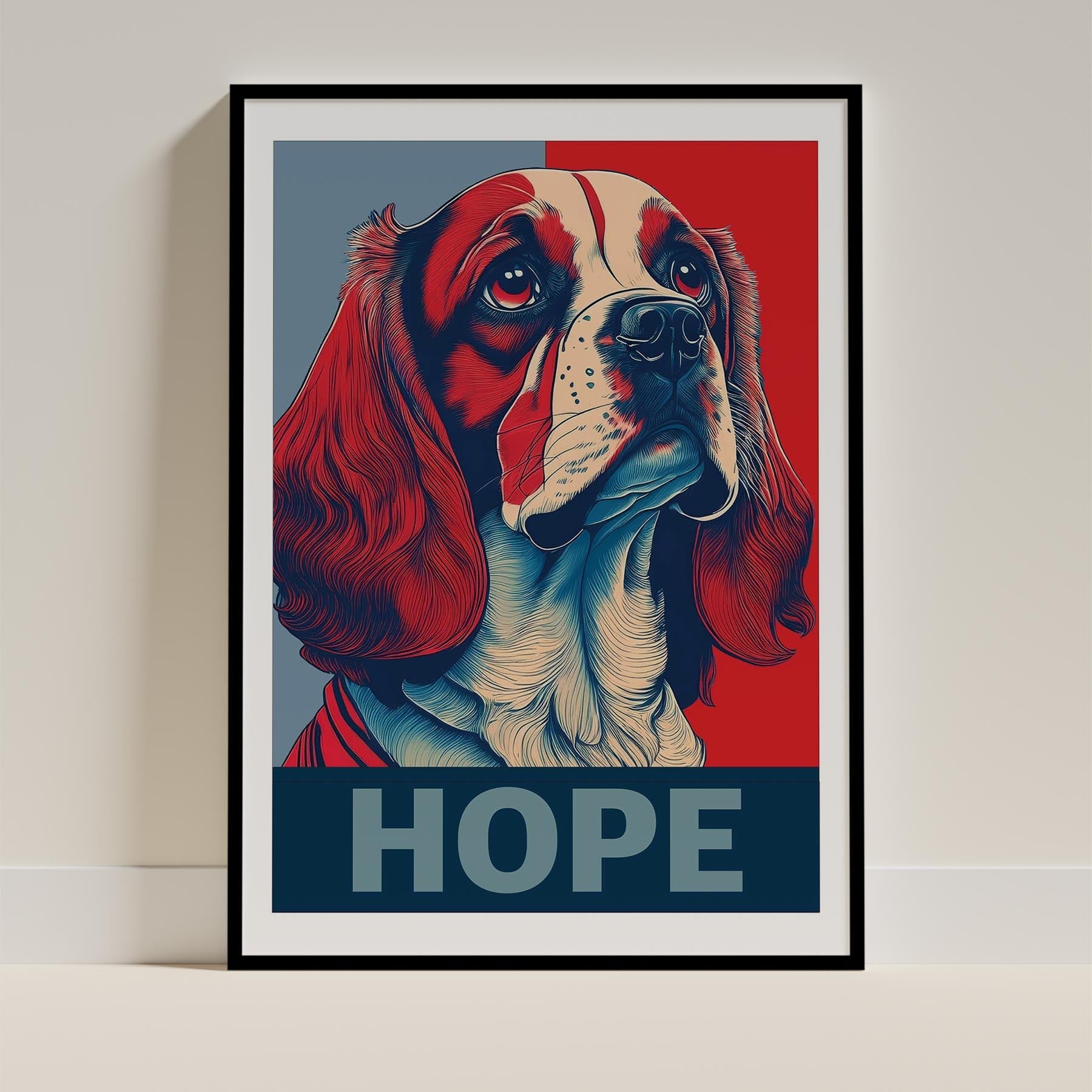 Cavalier Spaniel HOPE Series Inspired by the Obama Poster image 11