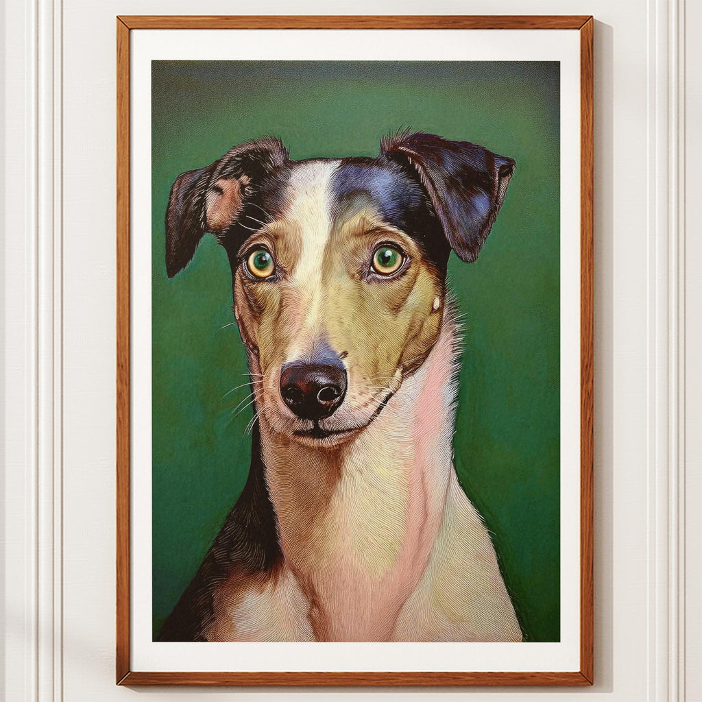 Greyhound Green Painted Series image 10