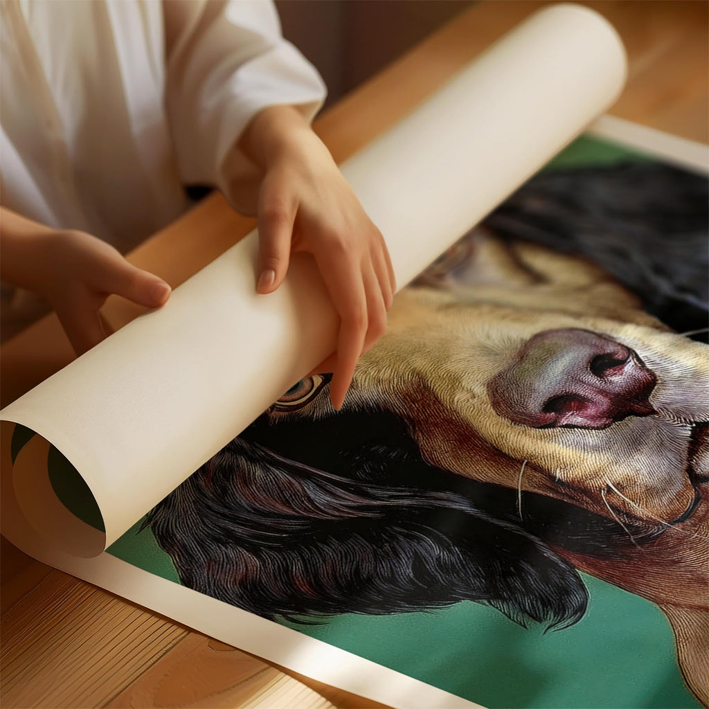 Gordon Setter Green Painted Series image 1