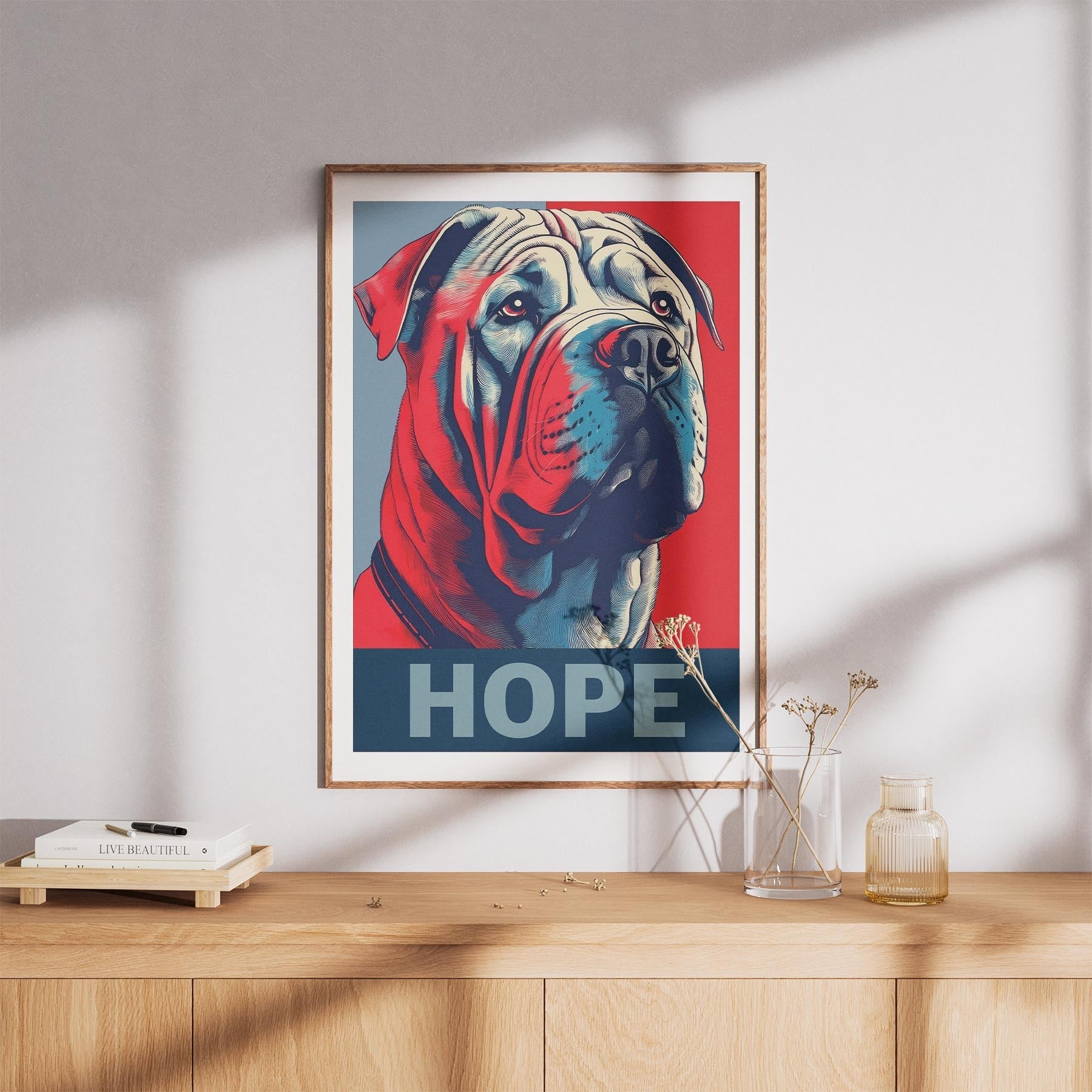 Shar Pei HOPE Series Inspired by the Obama Poster image 8