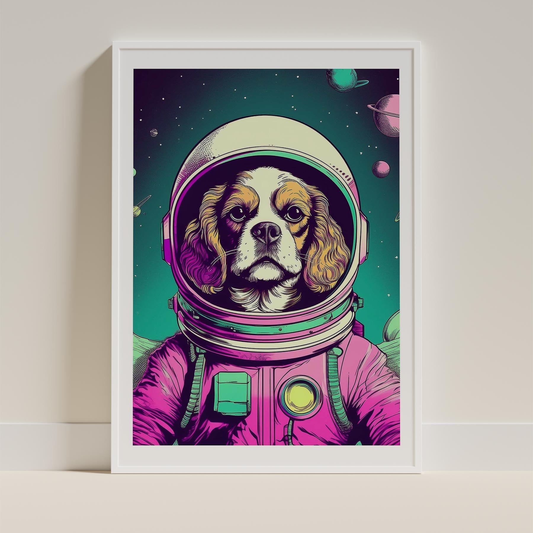 Cavalier Spaniel Space Dogs Series image 9