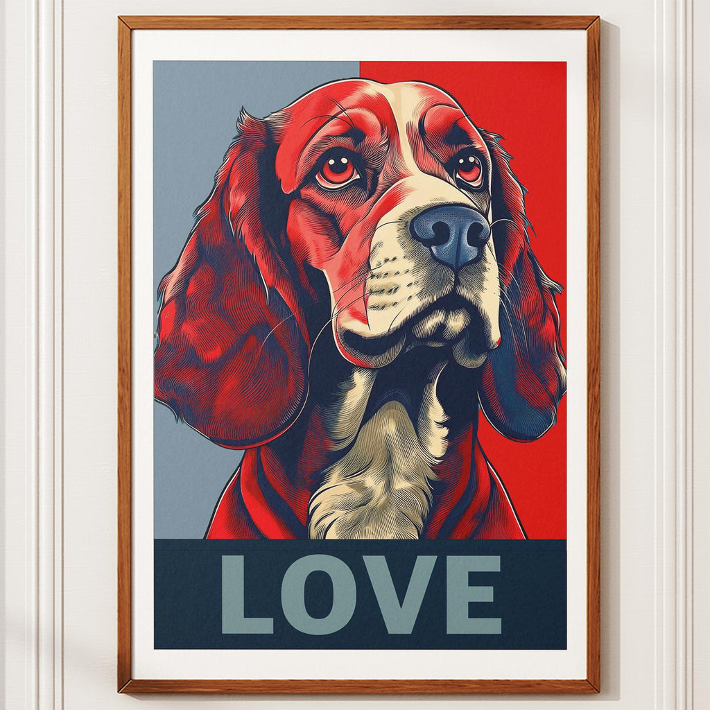 Cocker Spaniel LOVE Series Inspired by the Obama Poster image 10