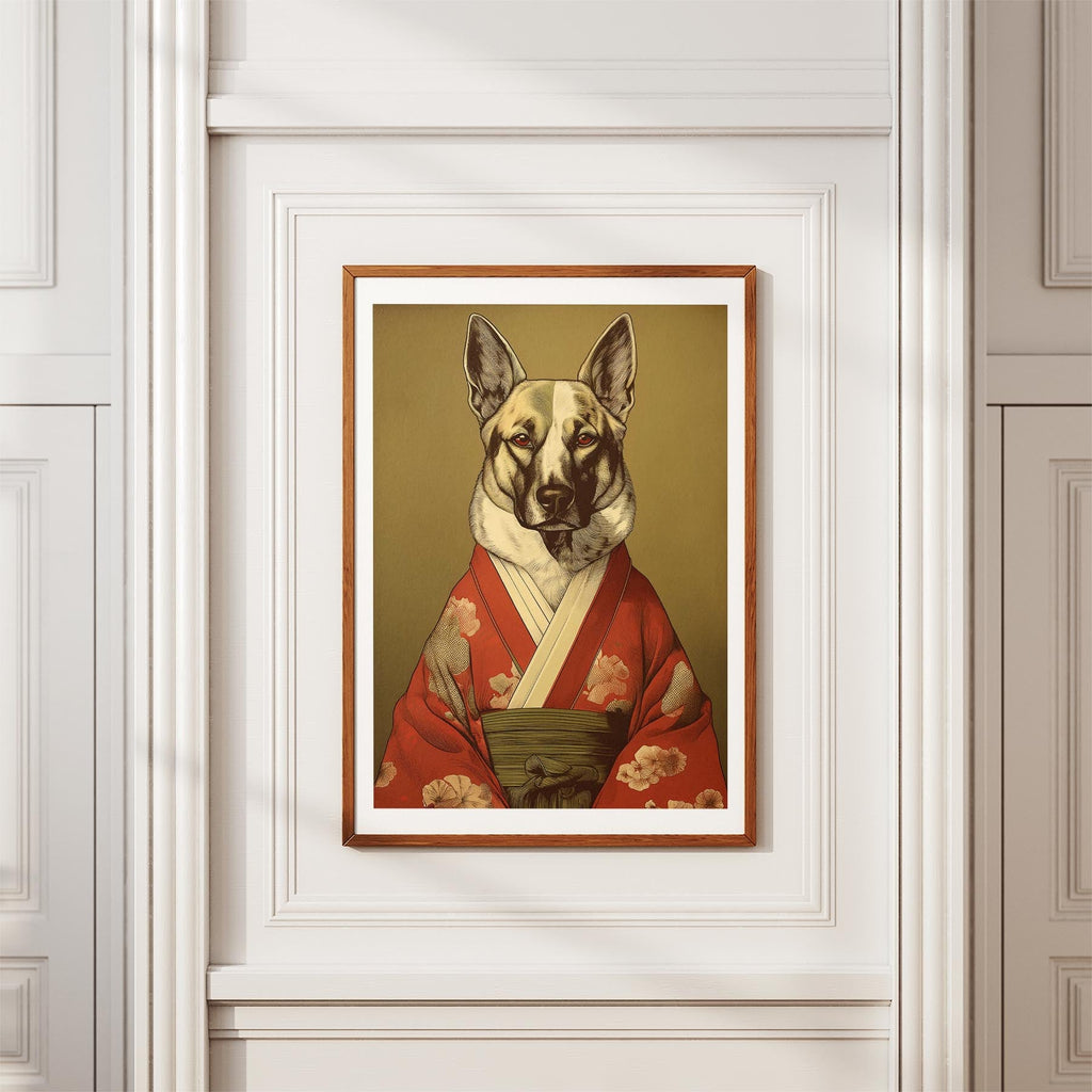 German Shepherd Japanse Kimono Dog Series image 3