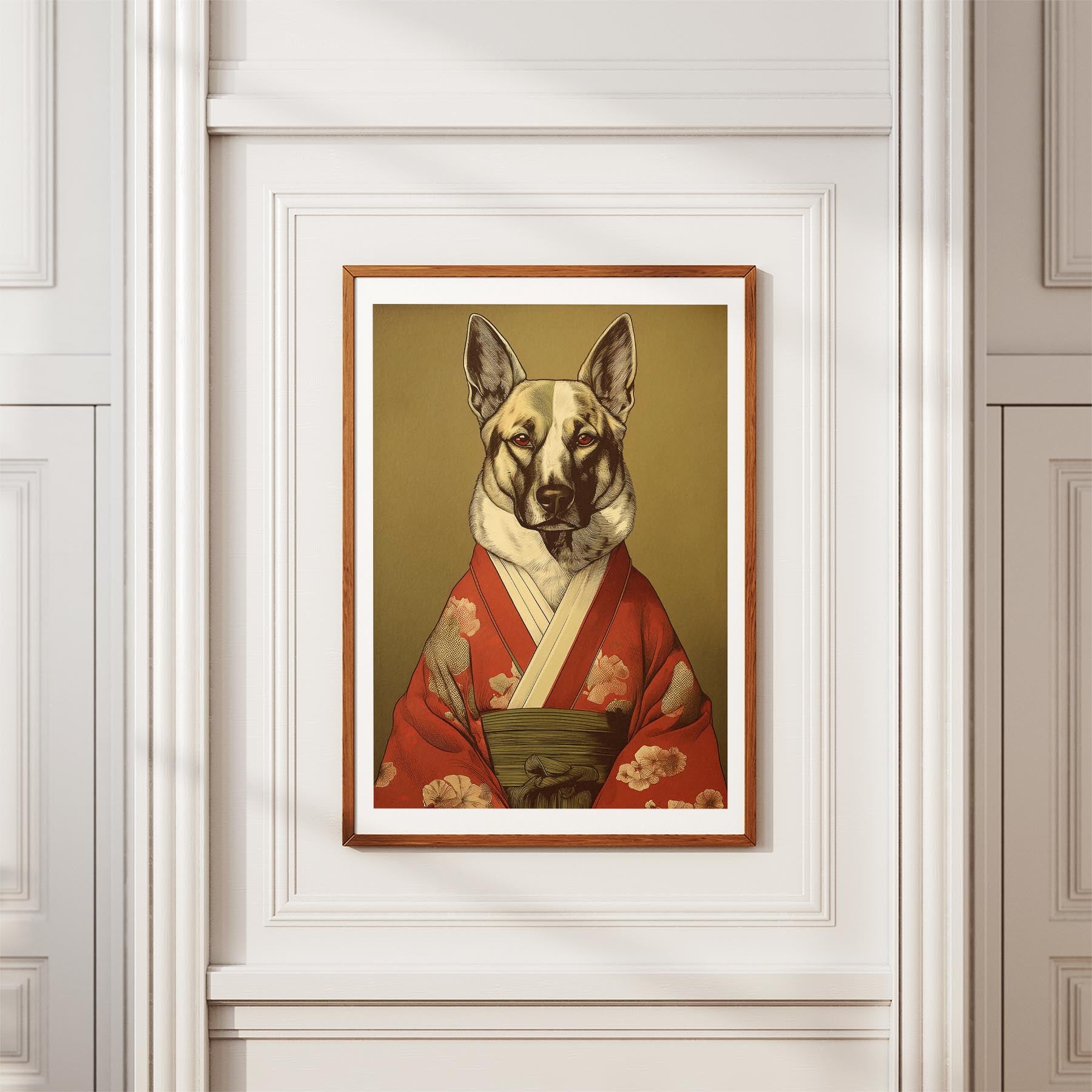 German Shepherd Japanse Kimono Dog Series image 3