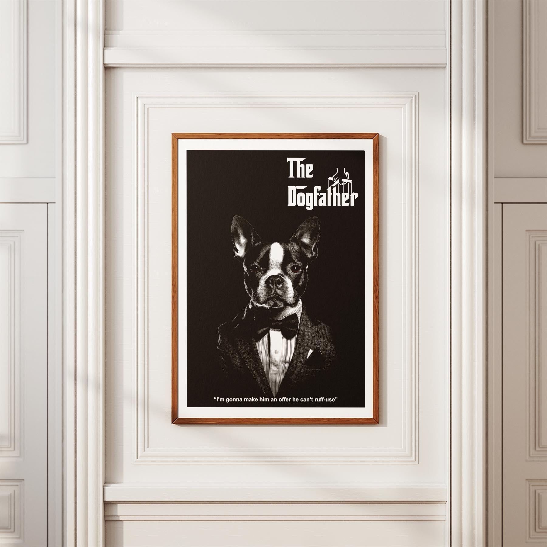 Boston Terrier Mafia Dog Series image 3